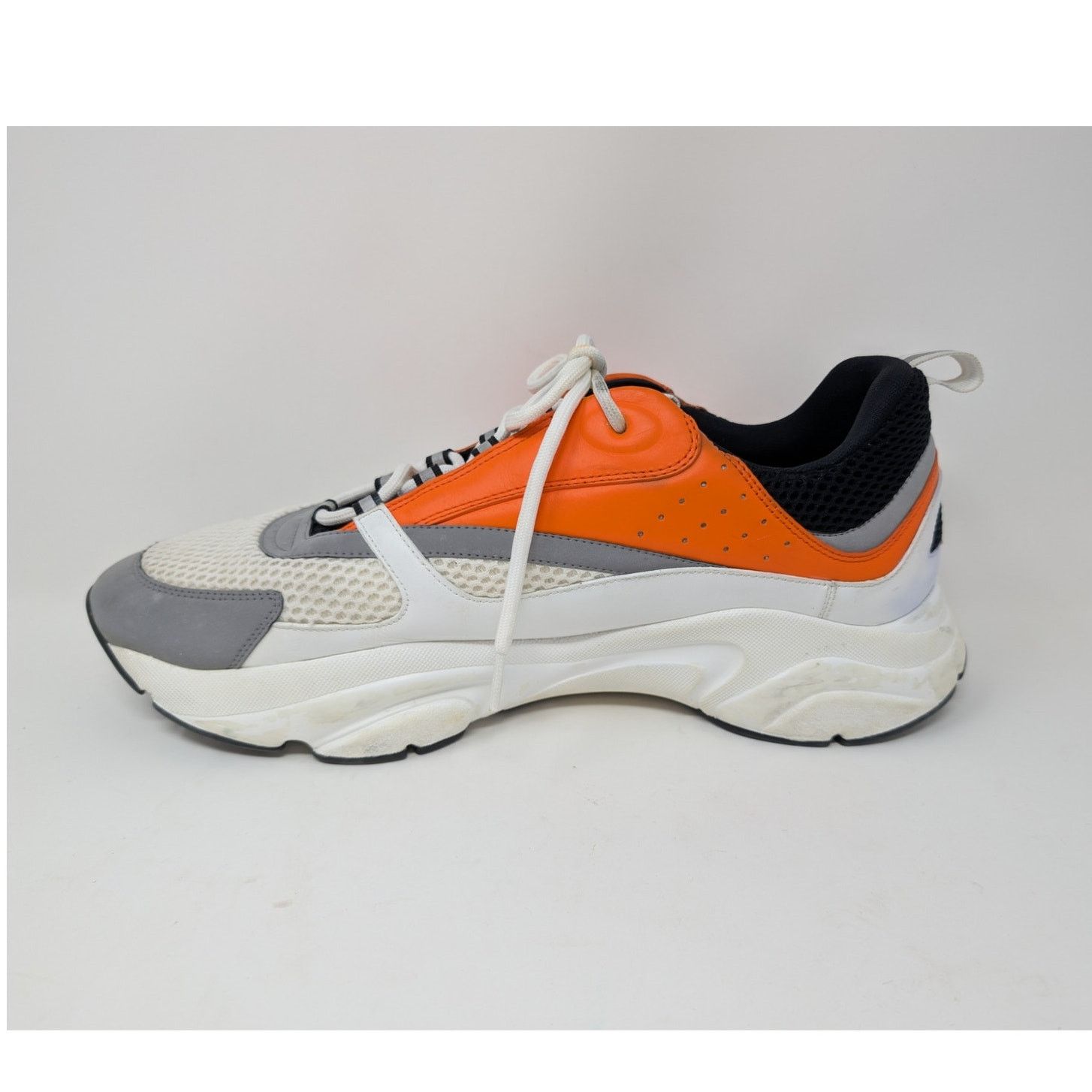 Christian Dior B22 Sneaker Orange Grey White Mesh Trainer display picture 3