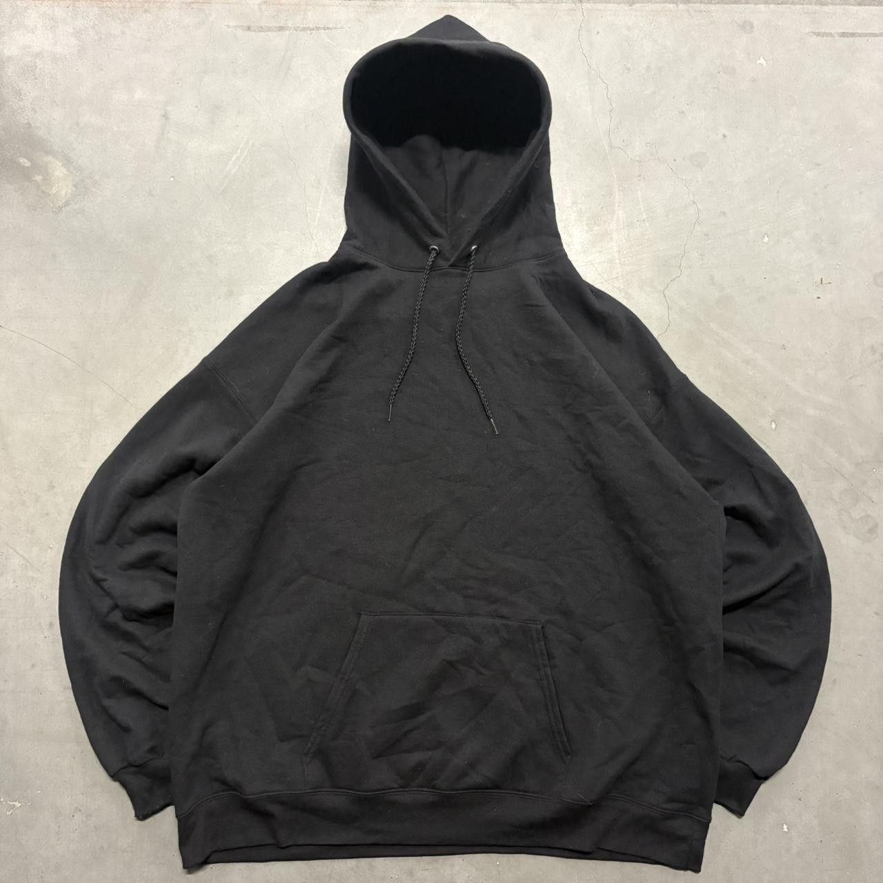 Vintage Crazy Vintage Y2K/2000s Blank Black Streetwear Essential Minimalist Hoodie! Size US XL / EU 56 / 4 - 1 Thumbnail