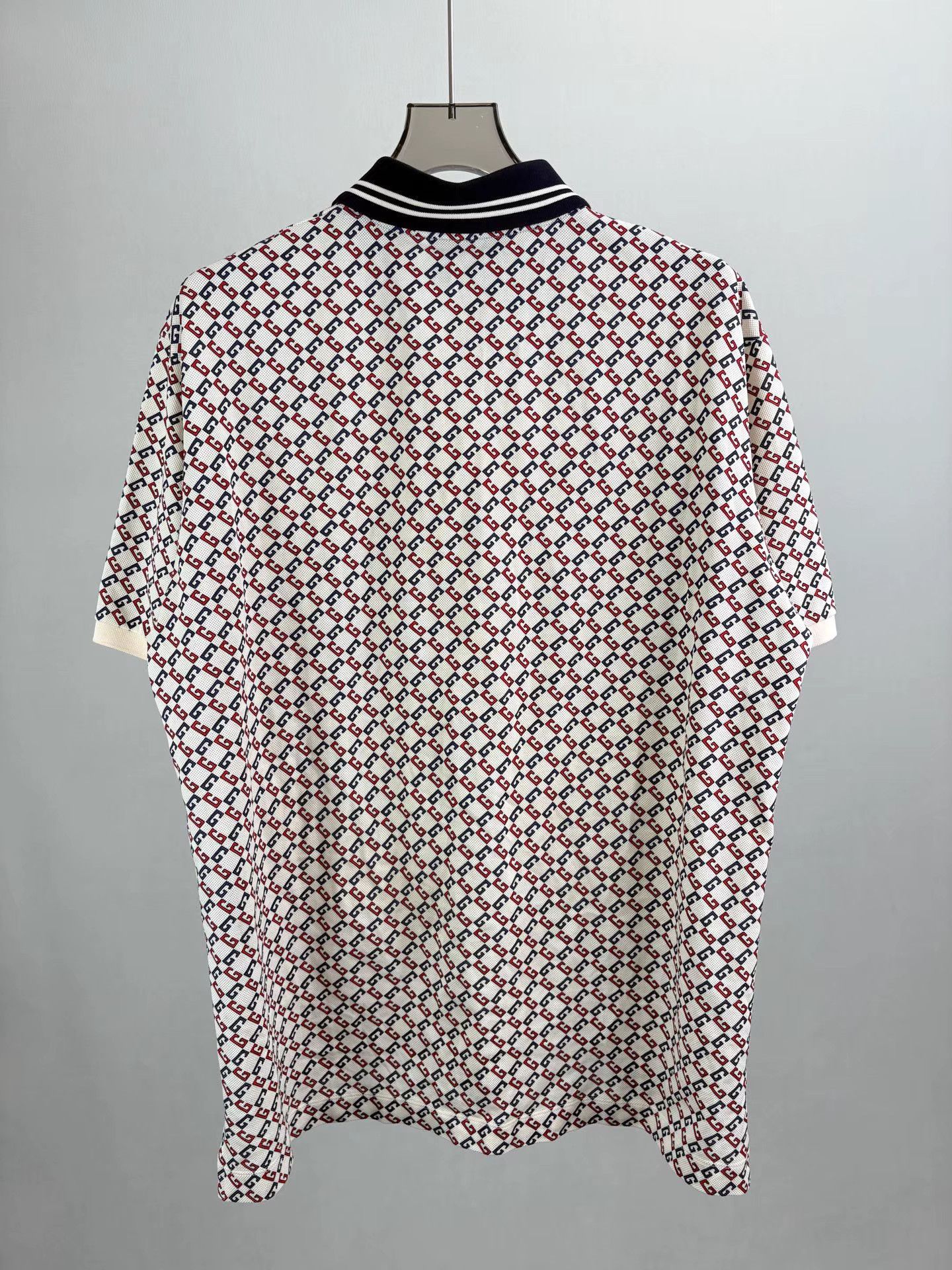 Gucci GUCCI Full Printed Double G Short Sleeve Polo Shirt K1 Size US XL / EU 56 / 4 - 2 Thumbnail