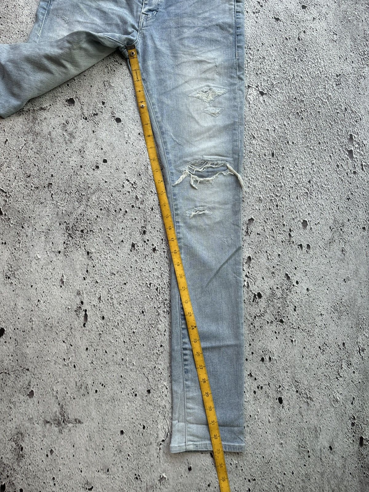 Hysteric Glamour Japanese distressed denim jeans Size US 34 / EU 50 - 12 Thumbnail