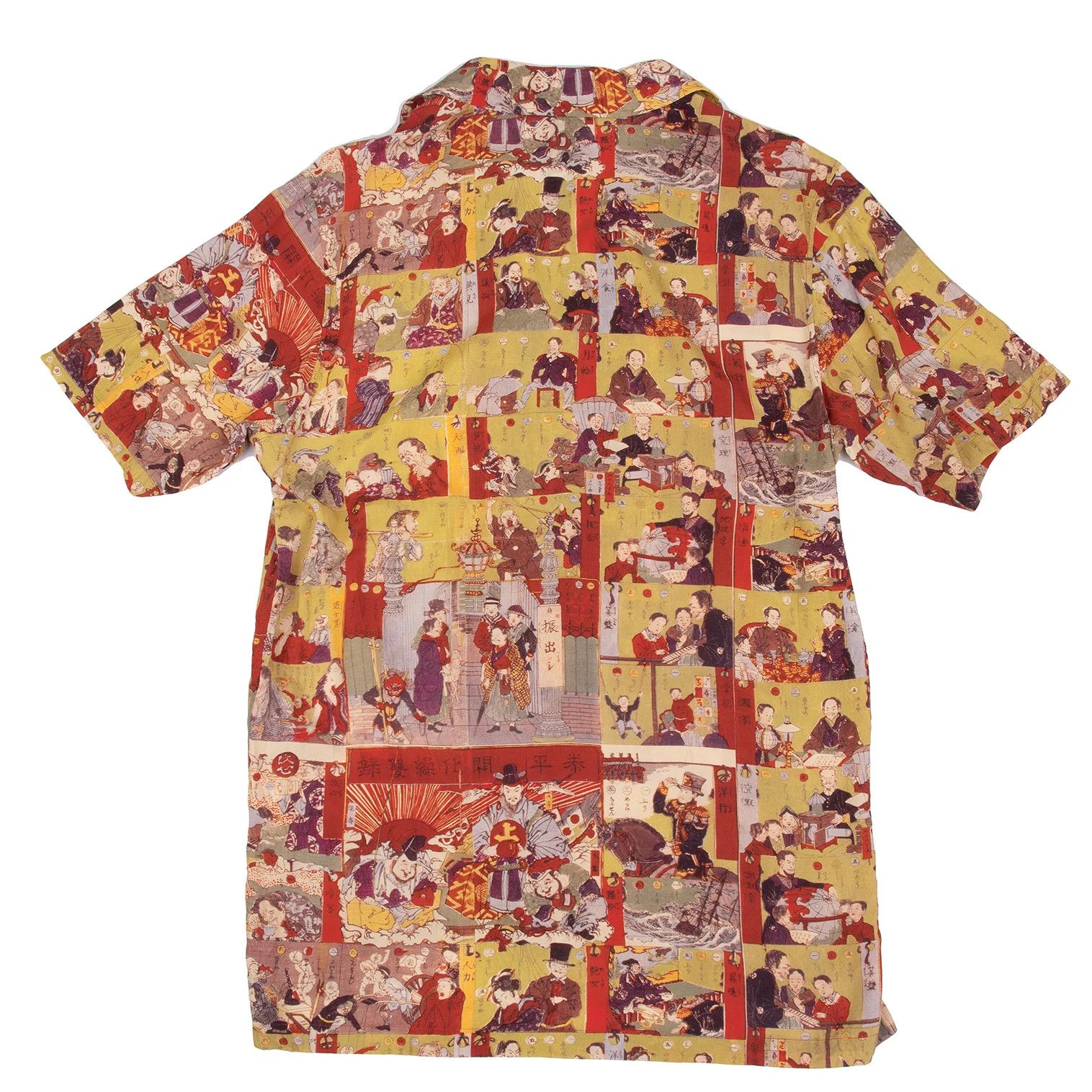 Yohji Yamamoto Multi-Pattern Printed Short Sleeve Shirt Size US M / EU 48-50 / 2 - 9 Thumbnail