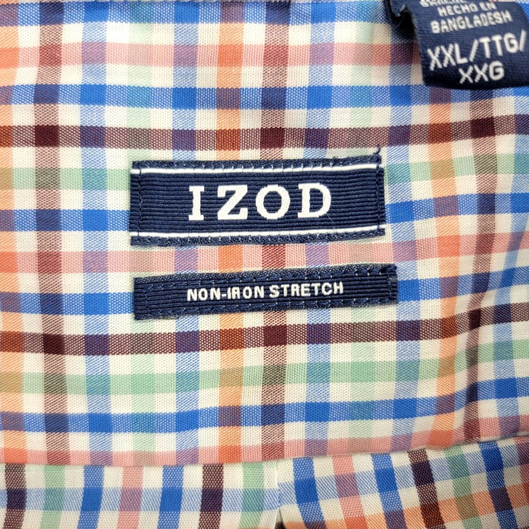 Izod IZOD Shirt Mens 2XL Multicolor Plaid Non-Iron Stretch Sport Flex Button Down Shirt Mens 2XL Multicolor Plaid Non-Iron Stretch Sport Flex Button-Down Size US XXL / EU 58 / 5 - 3 Thumbnail