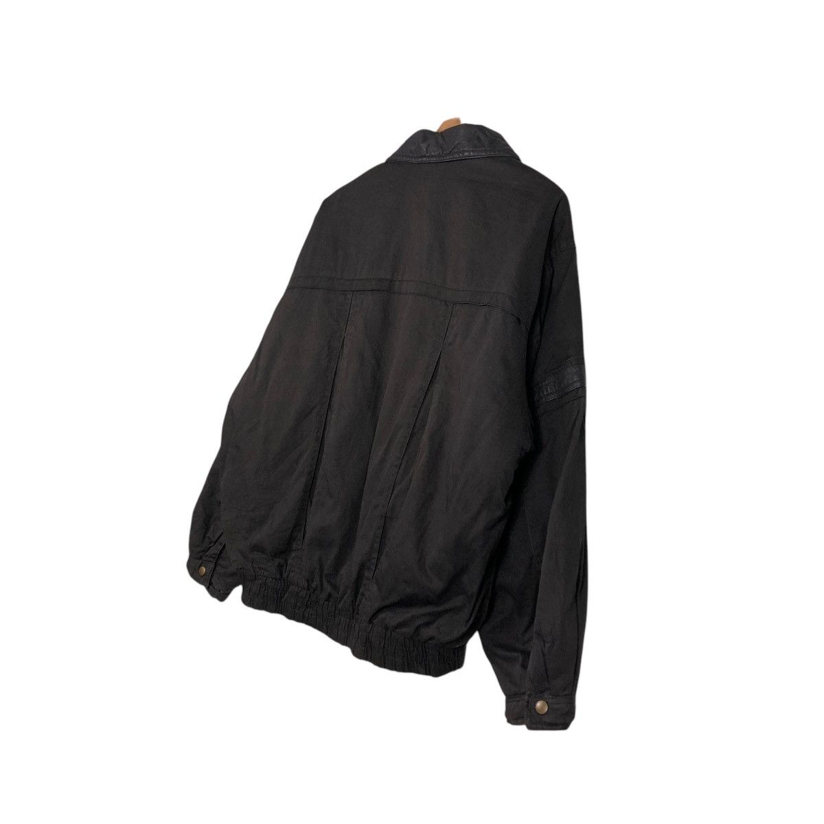 Japanese Brand 🔥ICONIC BLACK VINTAGE BOMBER JACKET PARACHUTE MONTE VISO Size US M / EU 48-50 / 2 - 12 Thumbnail