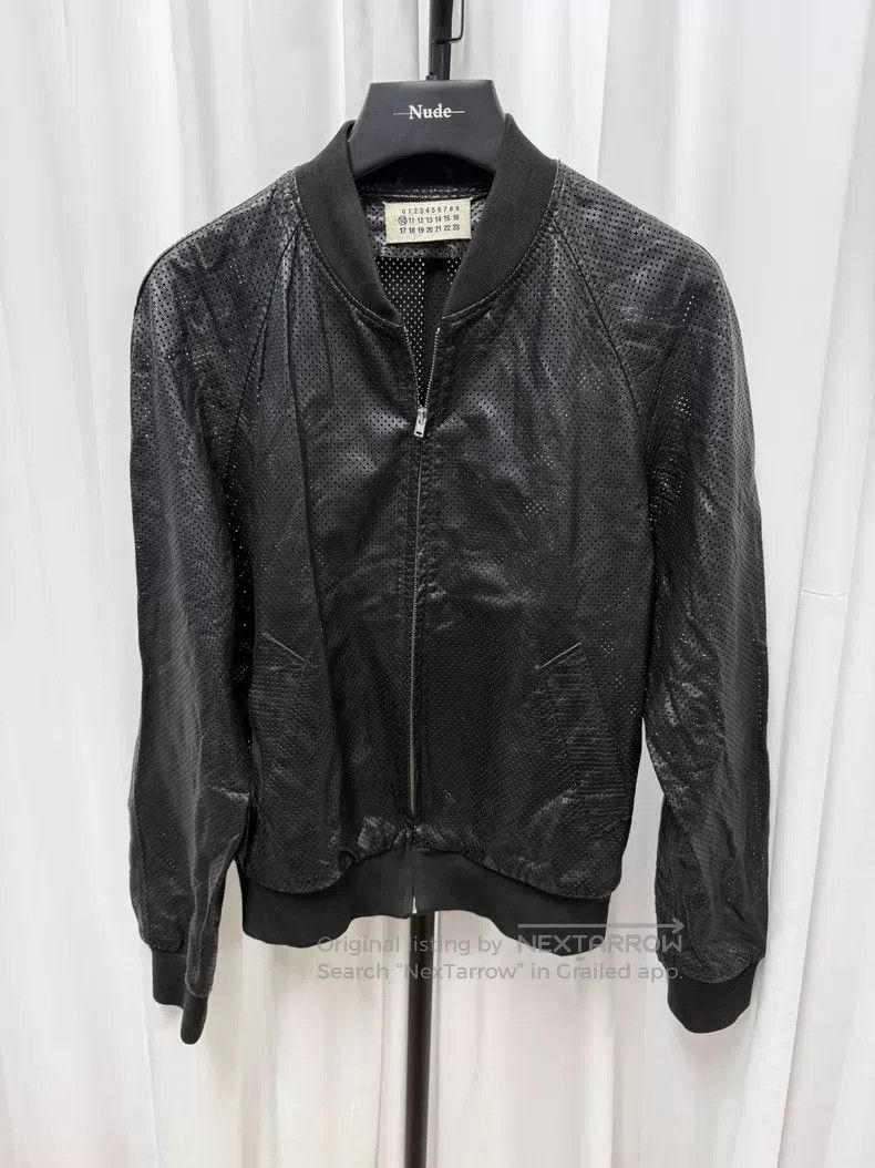 Maison Margiela Maison Margiela Laser Perforated Leather Jacket Size US M / EU 48-50 / 2 - 1 Thumbnail