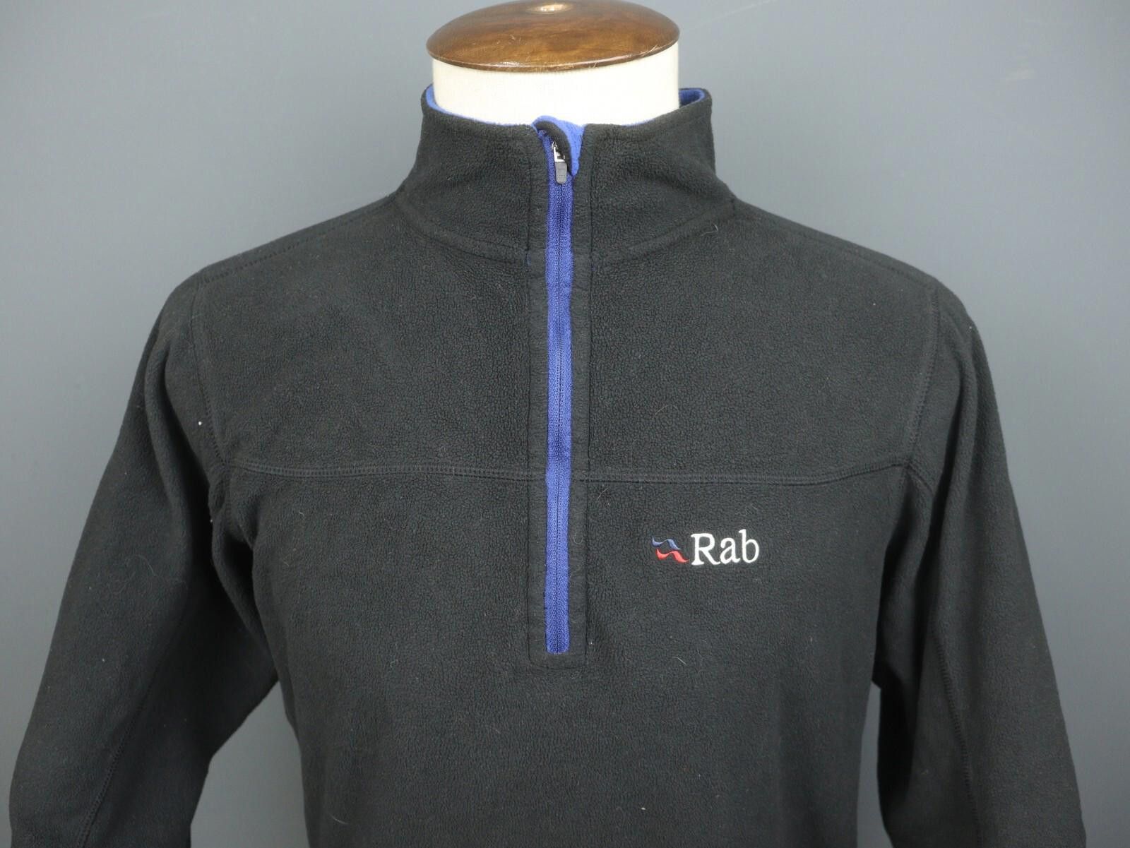 Rab Rab Black Mock Neck Quarter Zip Fleece Sweatshirt Size L/54 Size US M / EU 48-50 / 2 - 2 Thumbnail