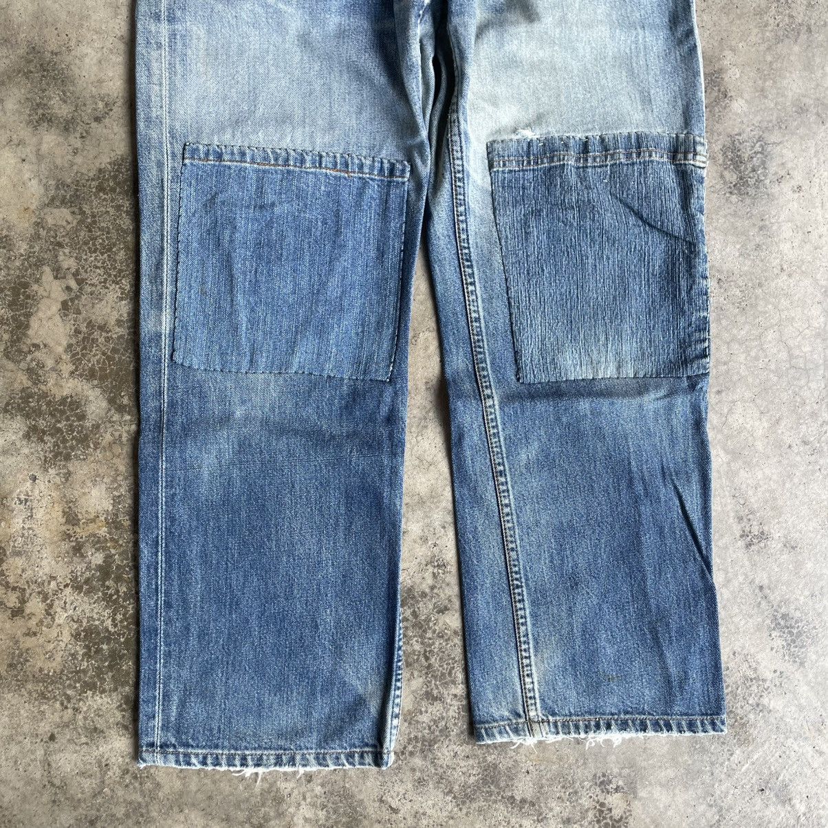 Levi's Vintage Clothing 🔥Vintage Levis 508 Custom Patchworks Ripped Distress Jeans Size US 33 - 3 Thumbnail