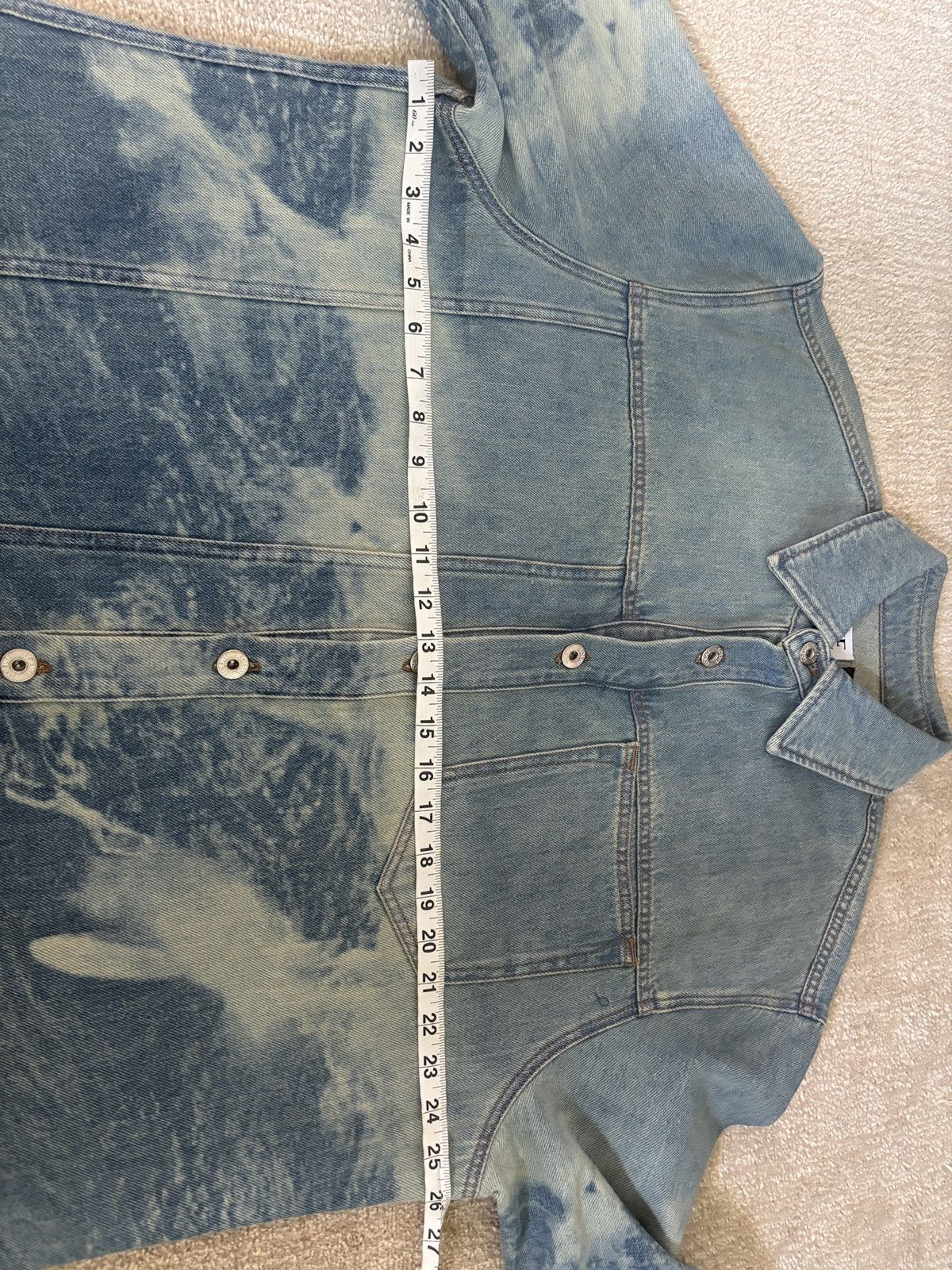 Loewe 🏄🏼‍♂️ LOEWE BLUE DENIM SURF WAVE SHIRT Size US XL / EU 56 / 4 - 16 Thumbnail