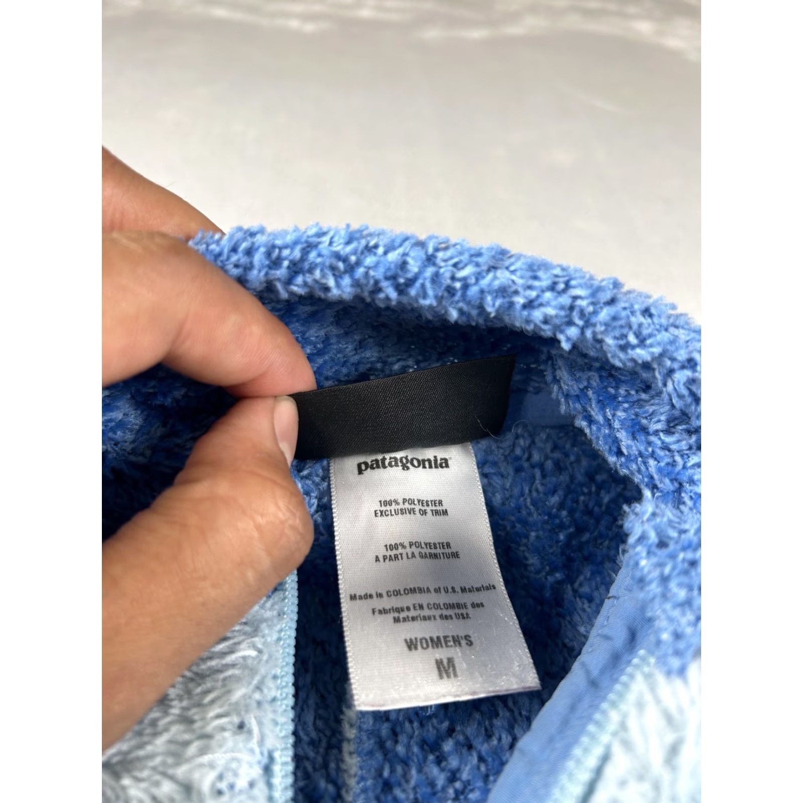 Patagonia Patagonia Jacket R4 Womens Medium Light Blue Polartec Full Zip Fleece Size M / US 6-8 / IT 42-44 - 6 Thumbnail