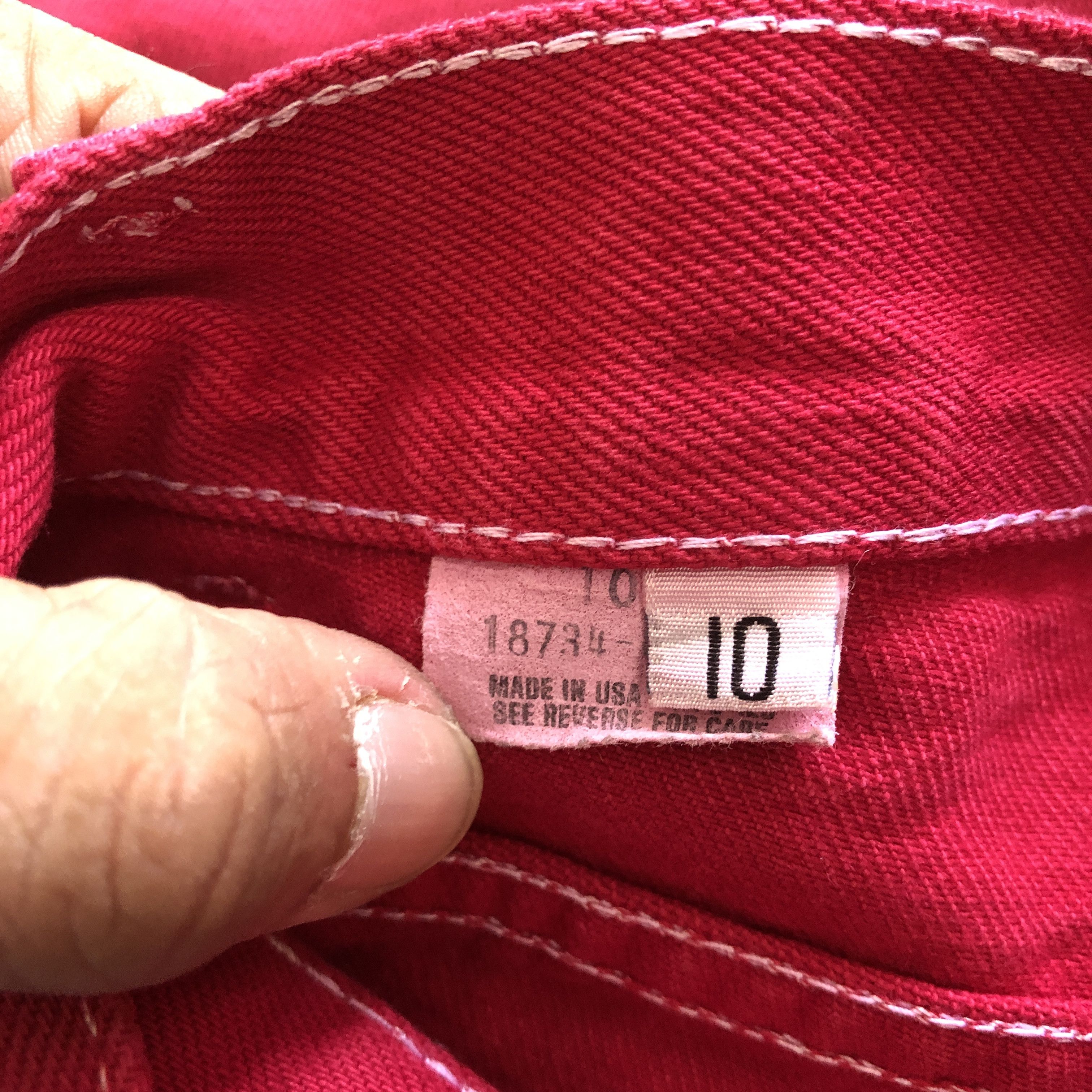 Levi's Vintage 80s Levis Red Jeans Levi's Light Wash Tapered Denim Size 26" / US 2 / IT 38 - 6 Thumbnail