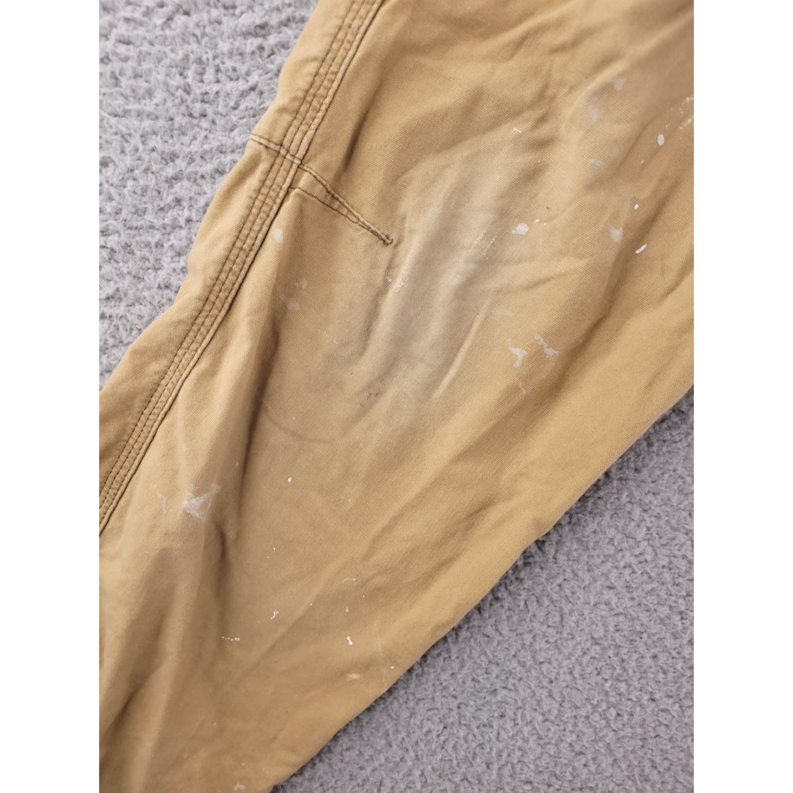 Wrangler Wrangler Pants Mens 34x29 Brown Straight Distressed Grunge Paint Stained Size US 34 / EU 50 - 7 Thumbnail