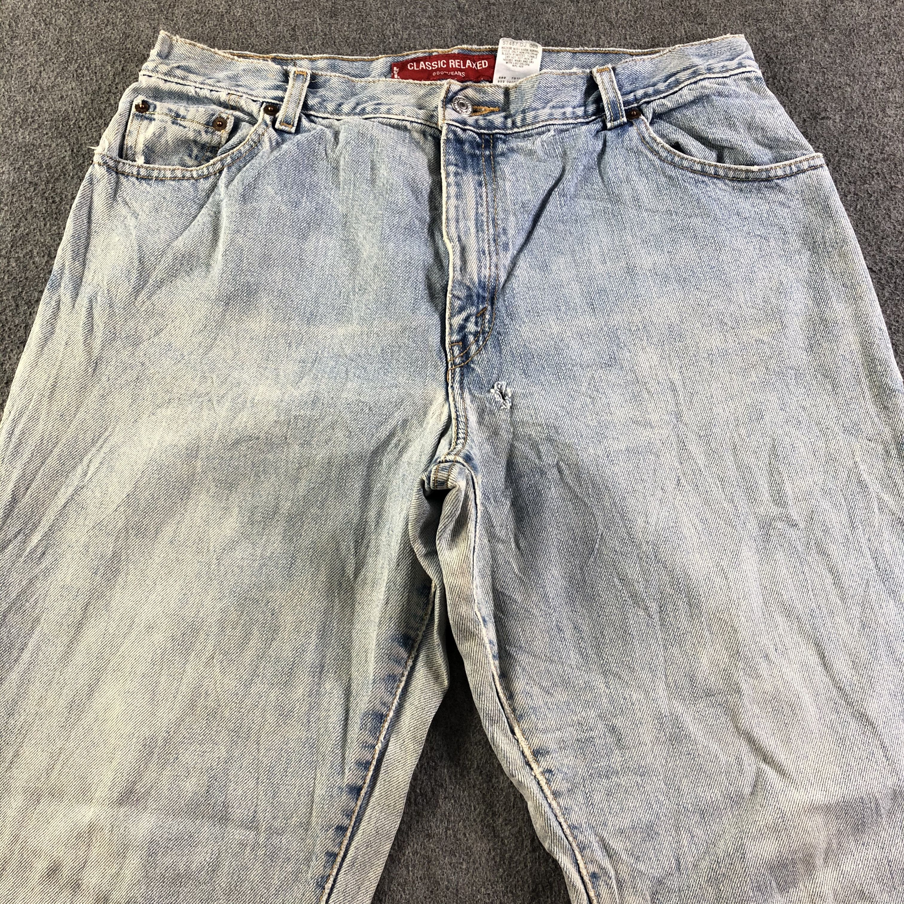 Levi's Vintage Light Wash Levis 550 Jeans-J4156 Size US 34 / EU 50 - 3 Thumbnail