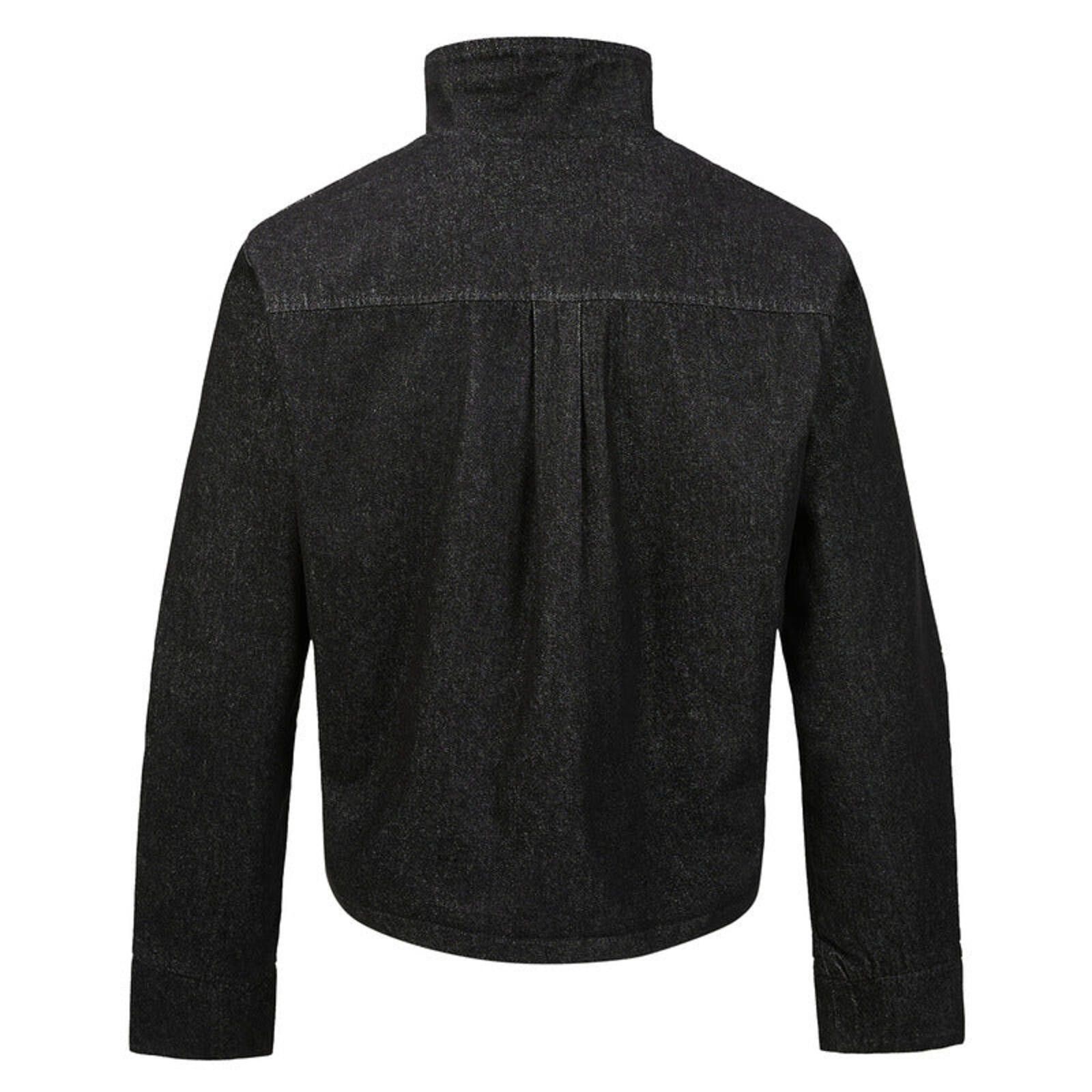 Other Heavyweight Raw Black Denim Jacket | Reconstructed Boxy Size US M / EU 48-50 / 2 - 2 Thumbnail