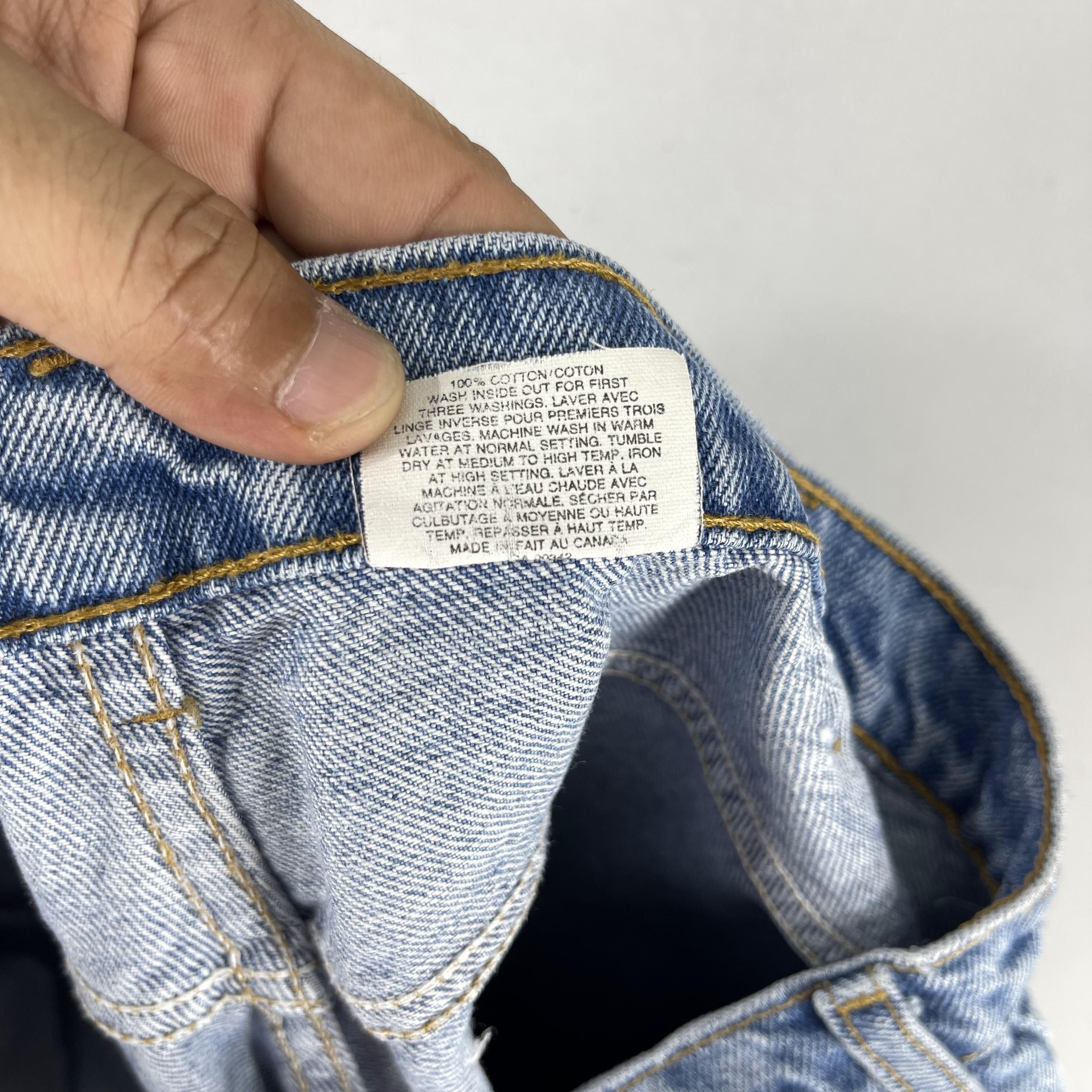 Levi's × Levi's Vintage Clothing × Vintage W36 L26 Vintage 90s Levis Orange Tab Straight Fit Jeans Size 36" / US 14 / IT 50 - 4 Thumbnail