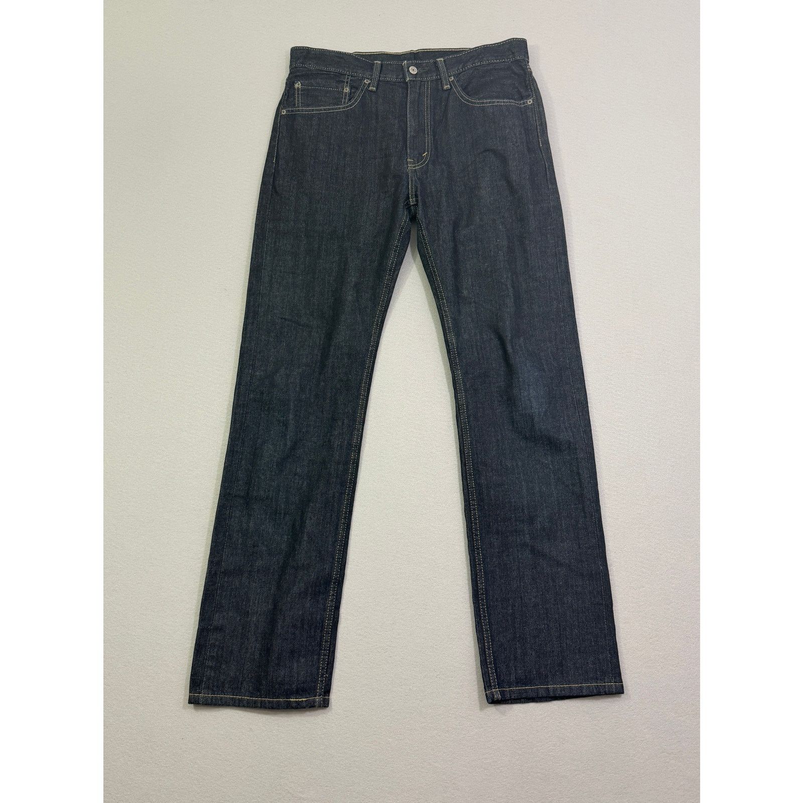 Levi's Levis 505 Regular Fit Jeans Men's 34x34 Dark Wash Western Size US 34 / EU 50 - 1 Thumbnail