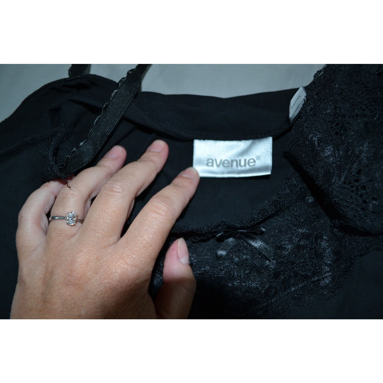 Avenue Avenue Vintage Lace Fairy Tank Tops Cami Black Size Large Size L / US 10 / IT 46 - 4 Thumbnail