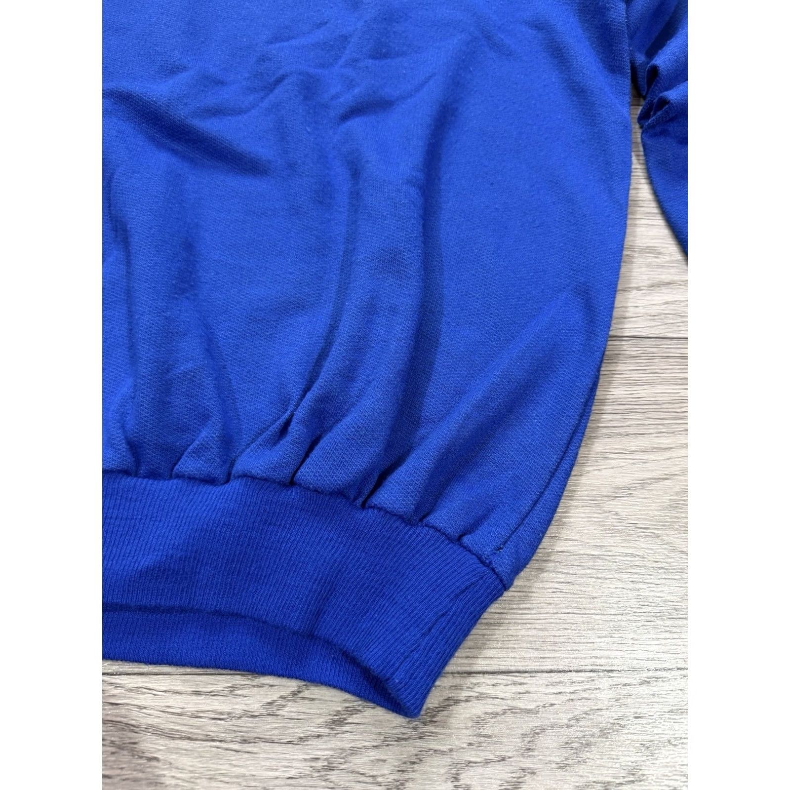 Vintage VINTAGE PEUGEOT Sweatshirt Crewneck Pullover Men XL Blue 1990s Size US XL / EU 56 / 4 - 4 Thumbnail