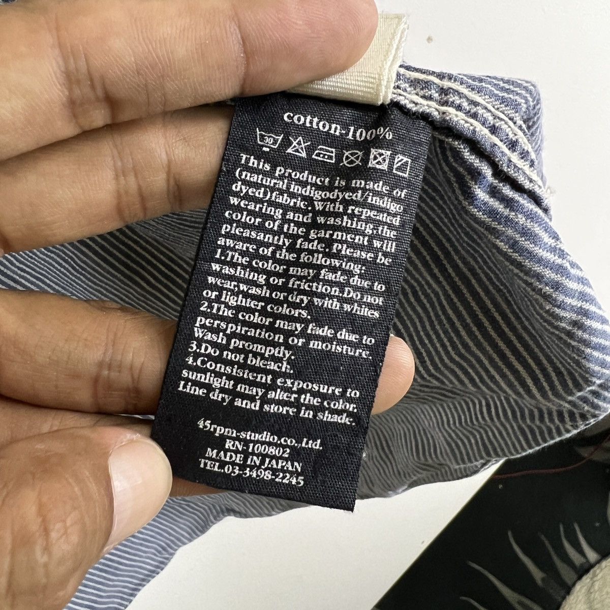 45rpm R BY 45RPM HIKORY STRIPE SNAPBUTTON LONG SHIRT MADE IN JAPAN Size M / US 6-8 / IT 42-44 - 13 Thumbnail