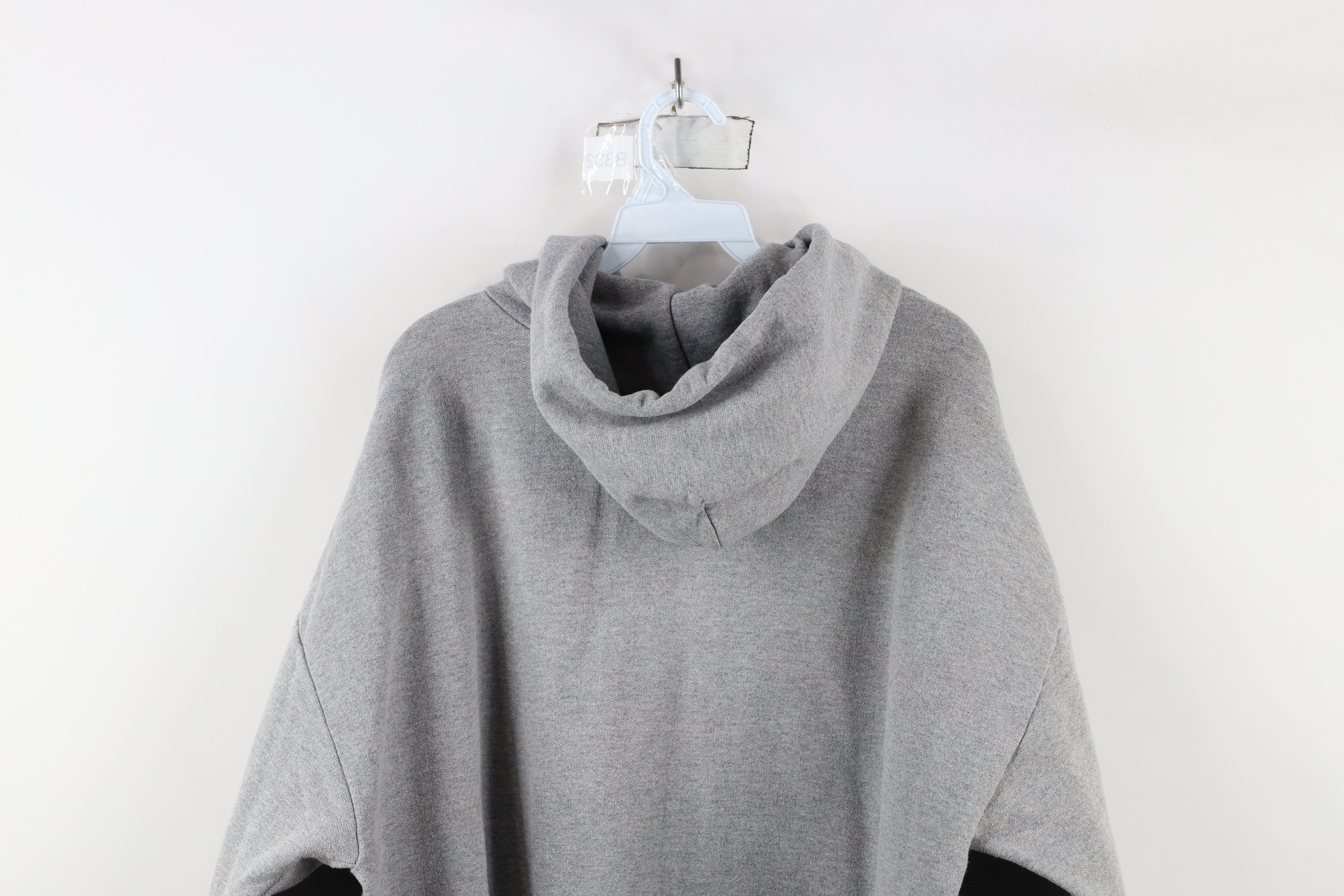 Vintage Vintage 90s Streetwear Heavyweight Hoodie Sweatshirt Gray Size US XL / EU 56 / 4 - 11 Thumbnail
