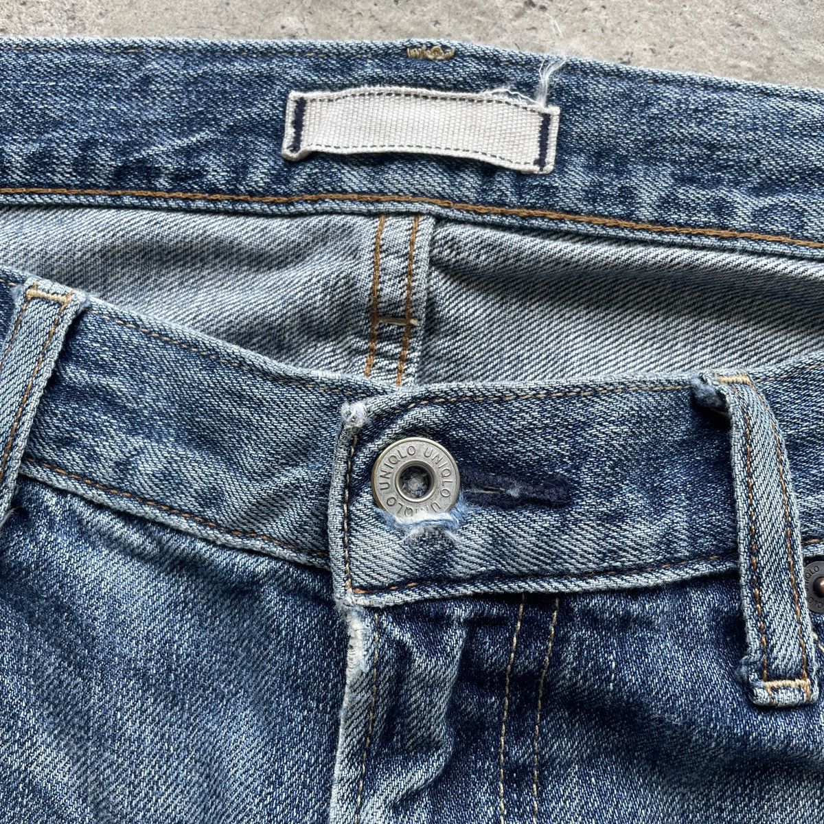 Japanese Brand Vintage Japanese Brand Faded Jeans Pants Faded W33x34 Size US 33 - 6 Thumbnail
