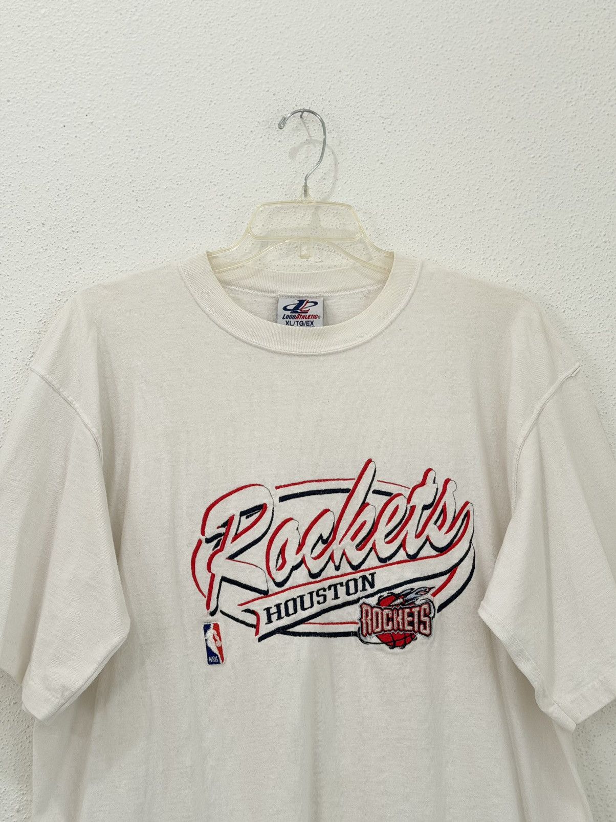 Logo Athletic Vintage 90s Houston Rockets Embroidered XL Logo Athletic USA Size US XL / EU 56 / 4 - 2 Thumbnail