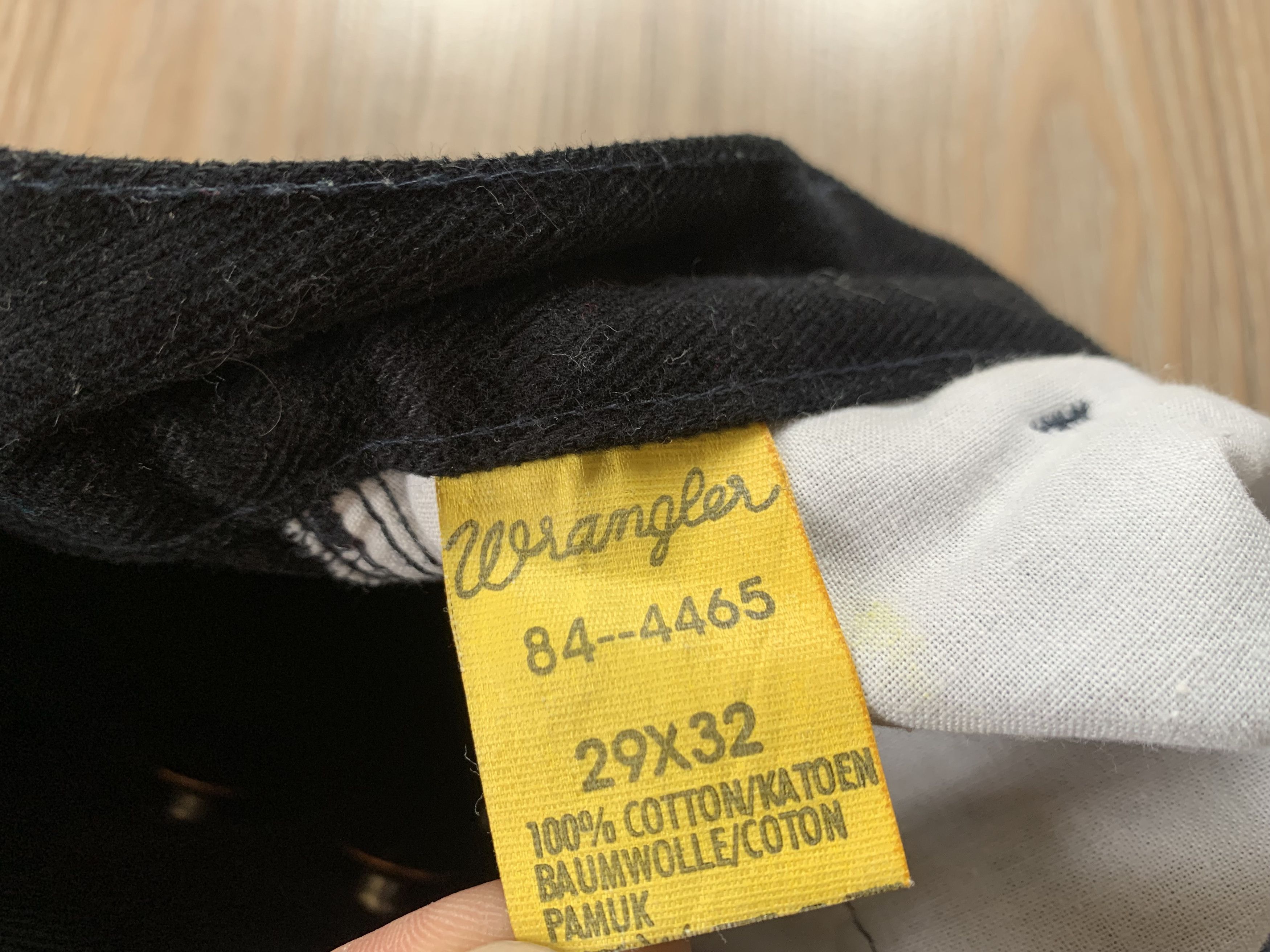 Denime × Vintage × Wrangler Wrangler Scarlet Vintage Black Jeans Size 29" - 9 Thumbnail