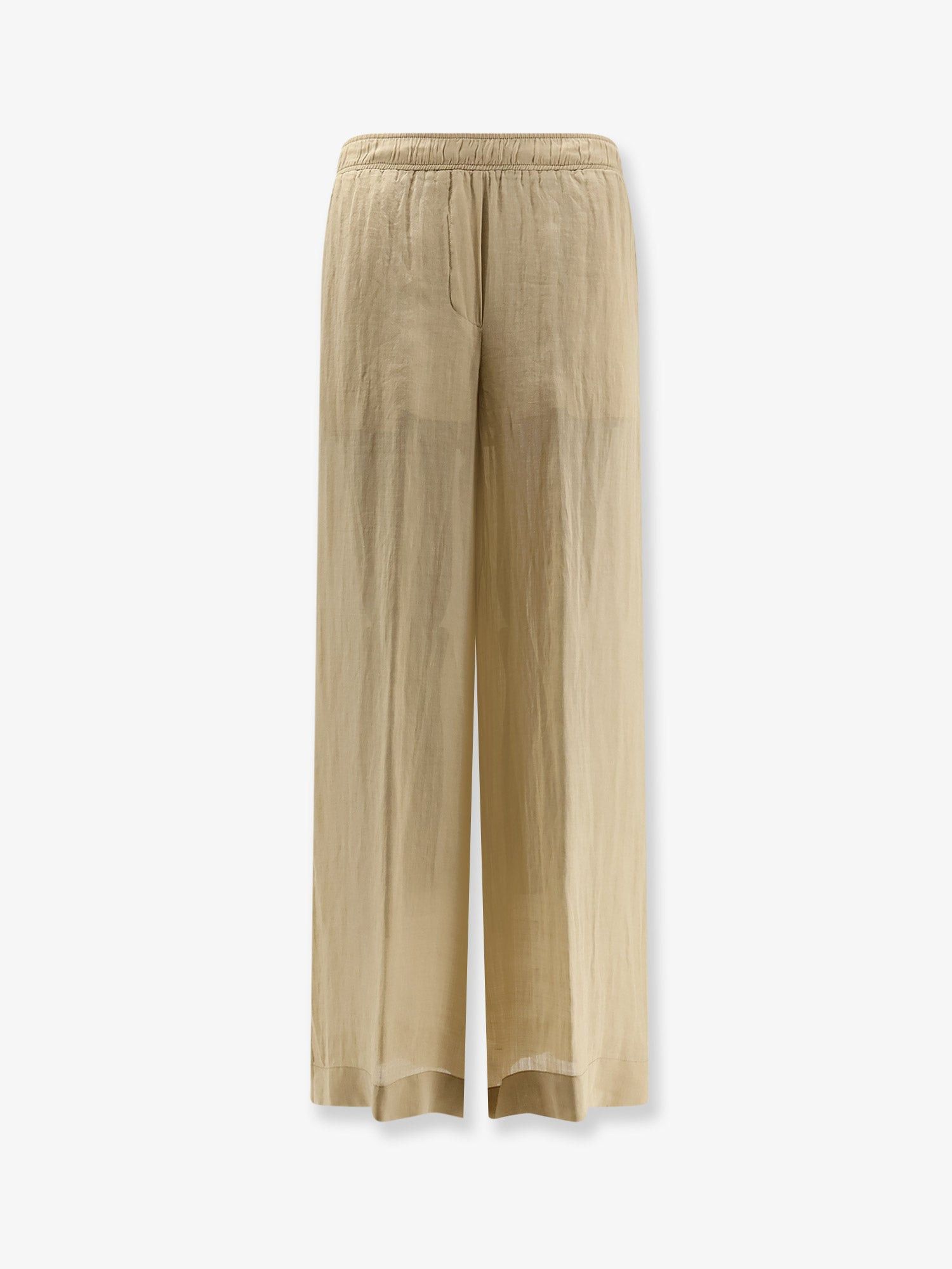 Nude Linen Blend Trousers Size 26" / US 2 / IT 38 - 1 Thumbnail