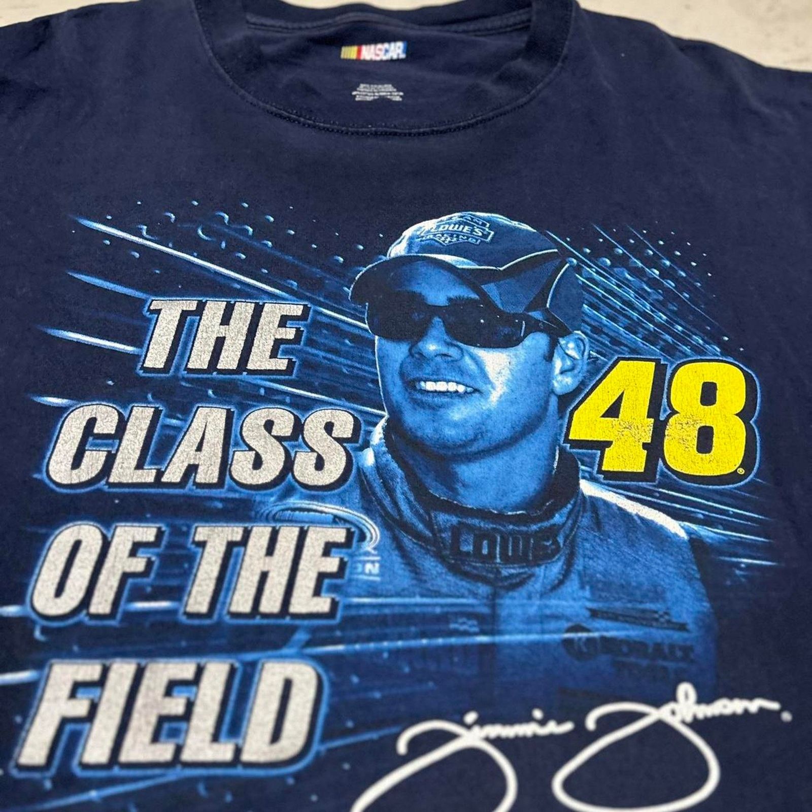 NASCAR Jimmie johnson double sided nascar t shirt Size US XXL / EU 58 / 5 - 2 Thumbnail
