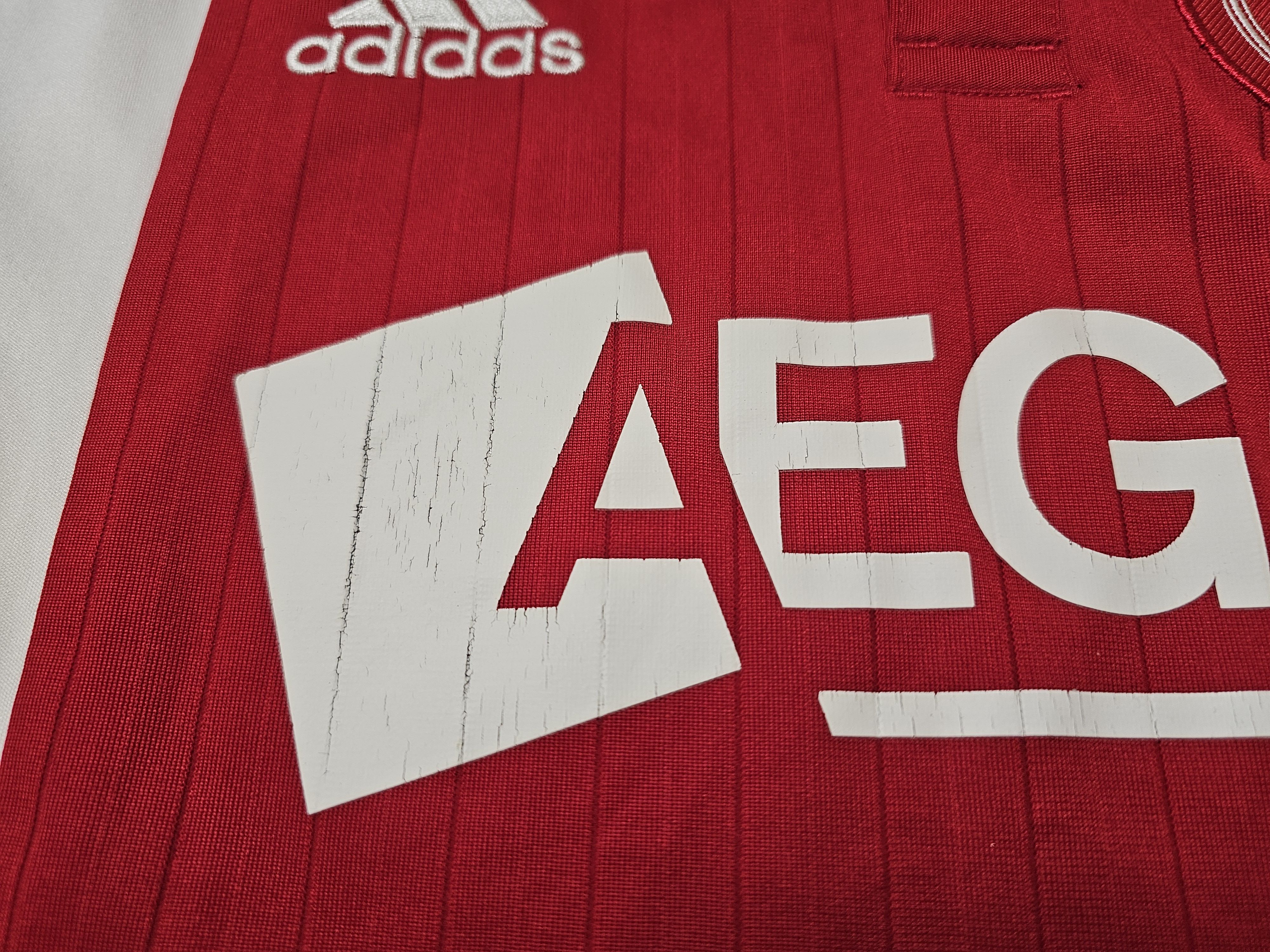 Adidas AJAX AMSTERDAM 2014 2015 HOME FOOTBALL SHIRT SOCCER JERSEY Size US M / EU 48-50 / 2 - 5 Thumbnail