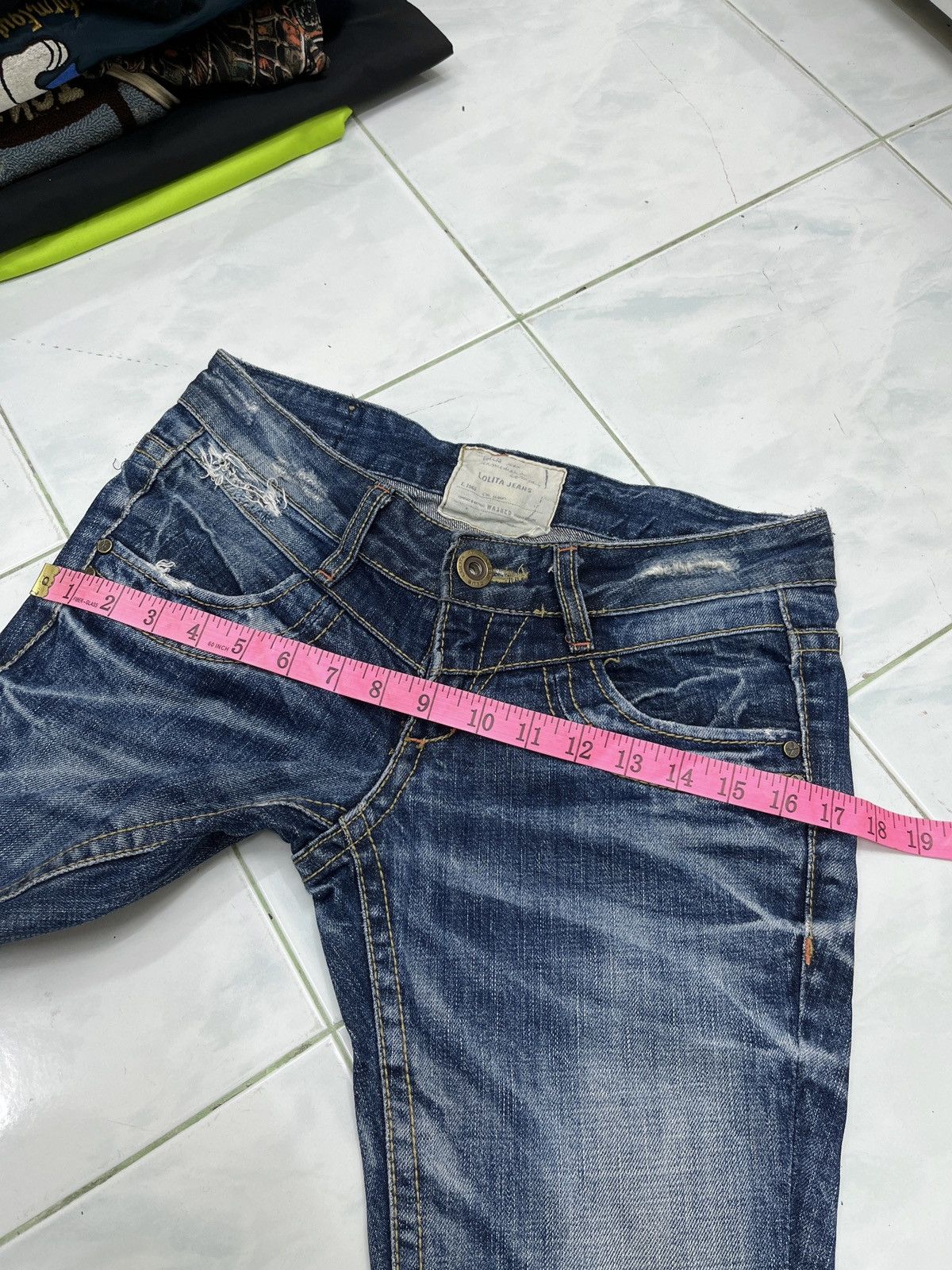 If Six Was Nine 🔥🔥🔥ARCHIVE LOLITA FLARE JEANS Size 29" - 21 Thumbnail