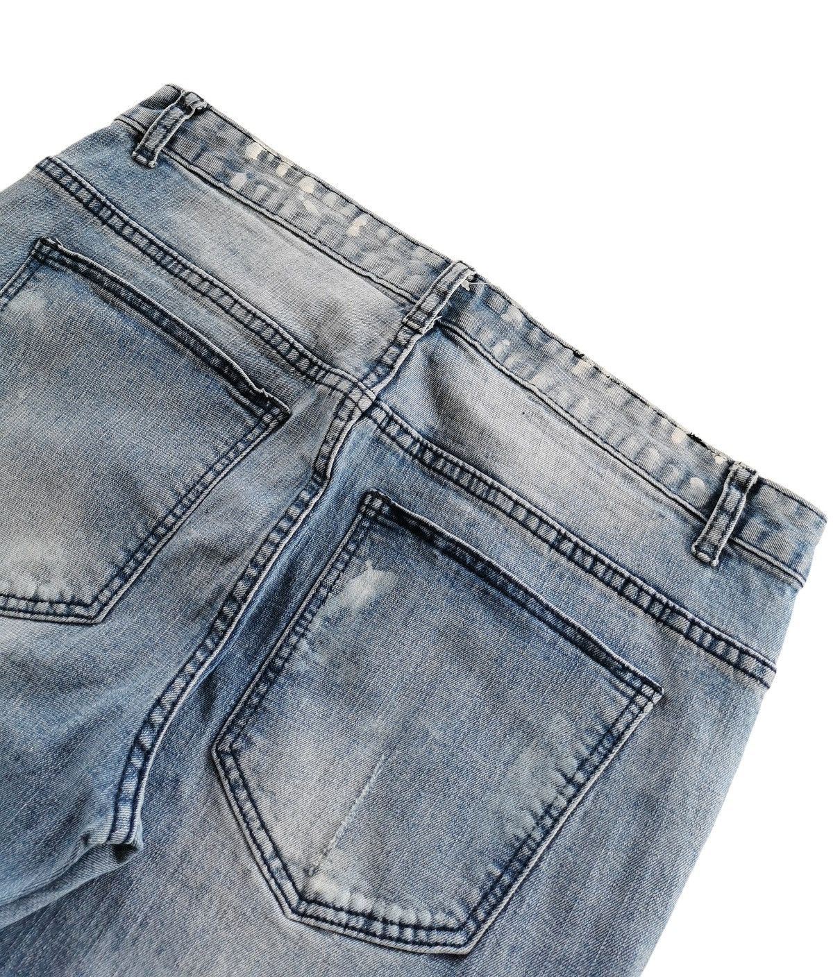 Young And Reckless Young And Reckless Biker Jeans Looklike Balmain Jeans Size US 33 - 4 Thumbnail