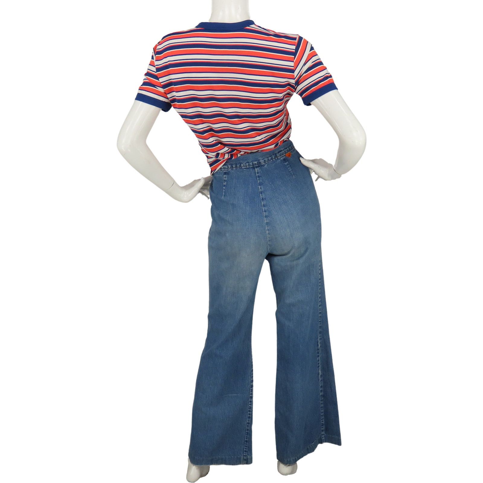 Levi's Vintage Levi's Orange Tab Flare Bell Bottom Jeans W28 L31 Size 28" / US 6 / IT 42 - 5 Thumbnail