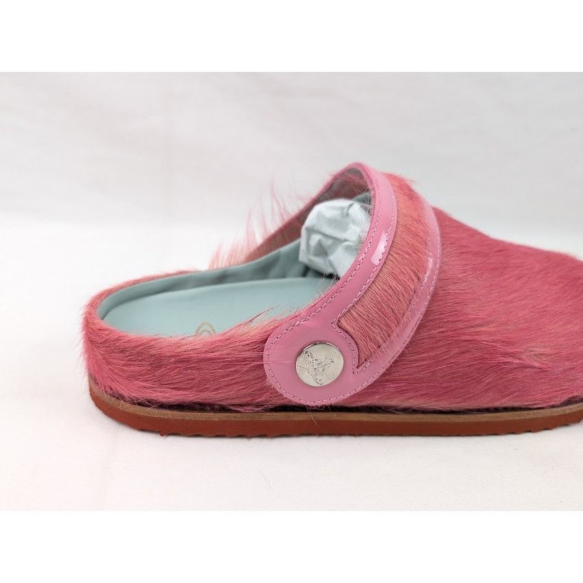 Vivienne Westwood o1rshd1 Oz Clogs With Hair Calf in Pink Size US 11 / EU 44 - 4 Thumbnail
