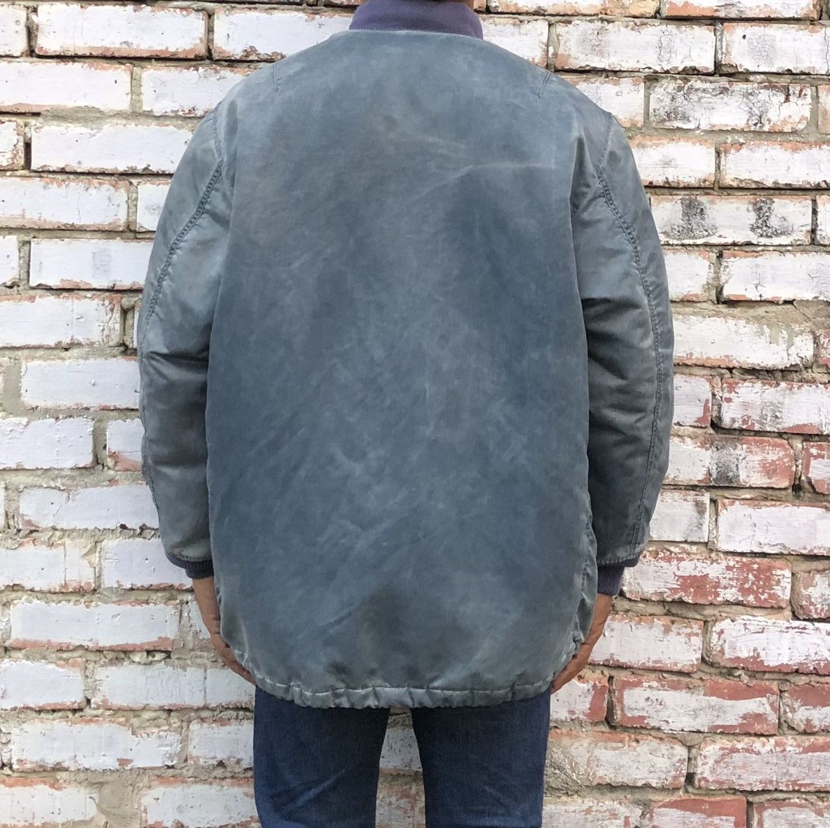 Vintage Vintage Air Force Sun Faded Intermedjate Ma-1 Parka Jacket Size US L / EU 52-54 / 3 - 8 Thumbnail