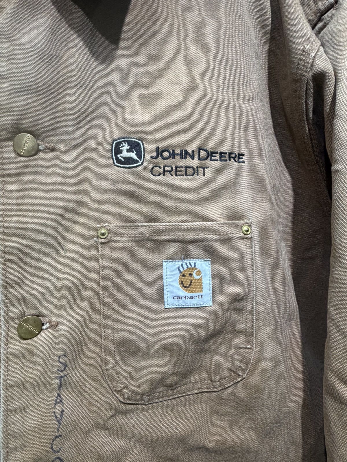 Carhartt Vintage Carhartt John Deere Chore jacket Size US XL / EU 56 / 4 - 7 Thumbnail