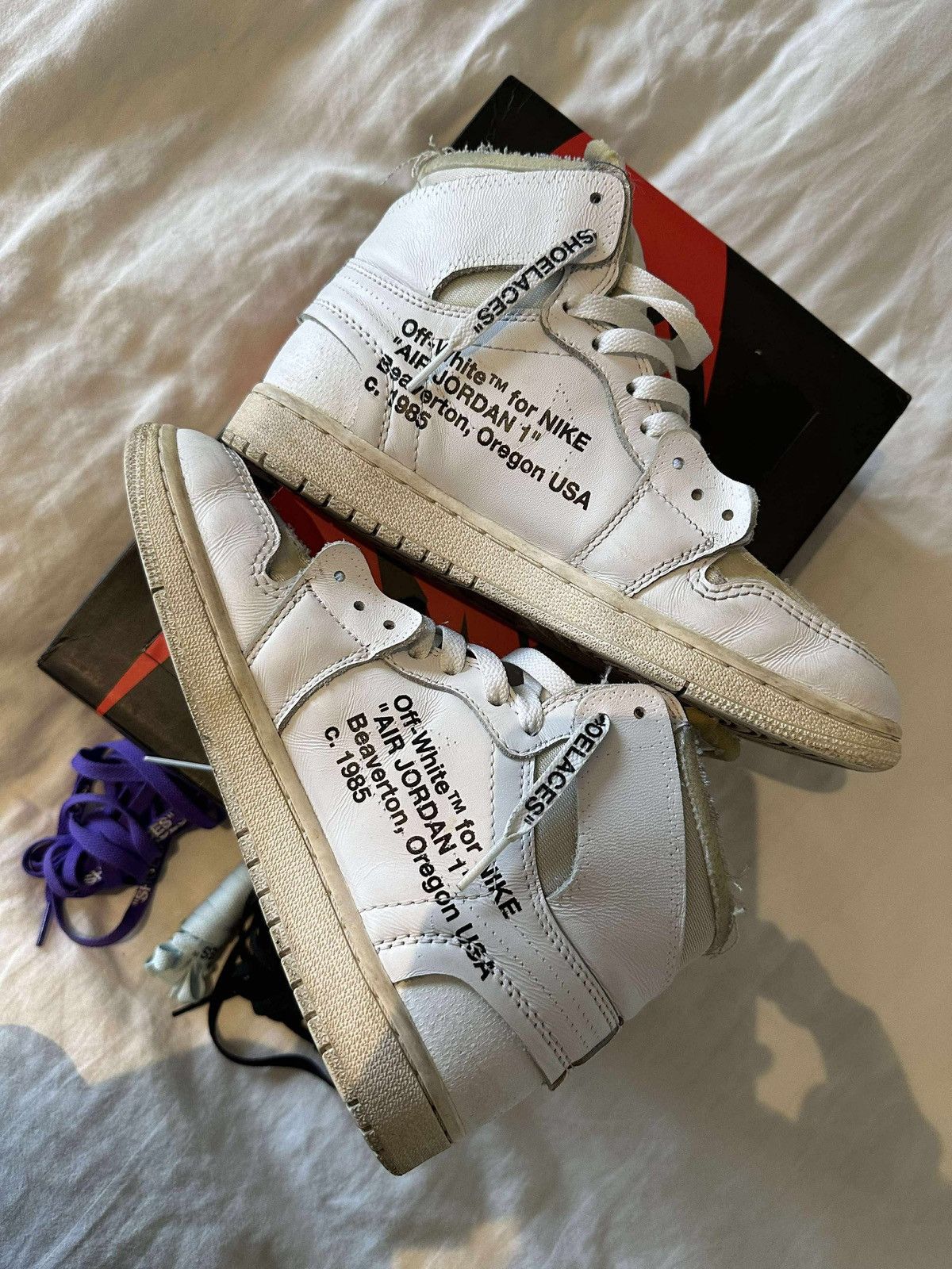 Jordan Brand × Off-White Jordan 1 x Off White EU Size US 7 / EU 40 - 11 Thumbnail