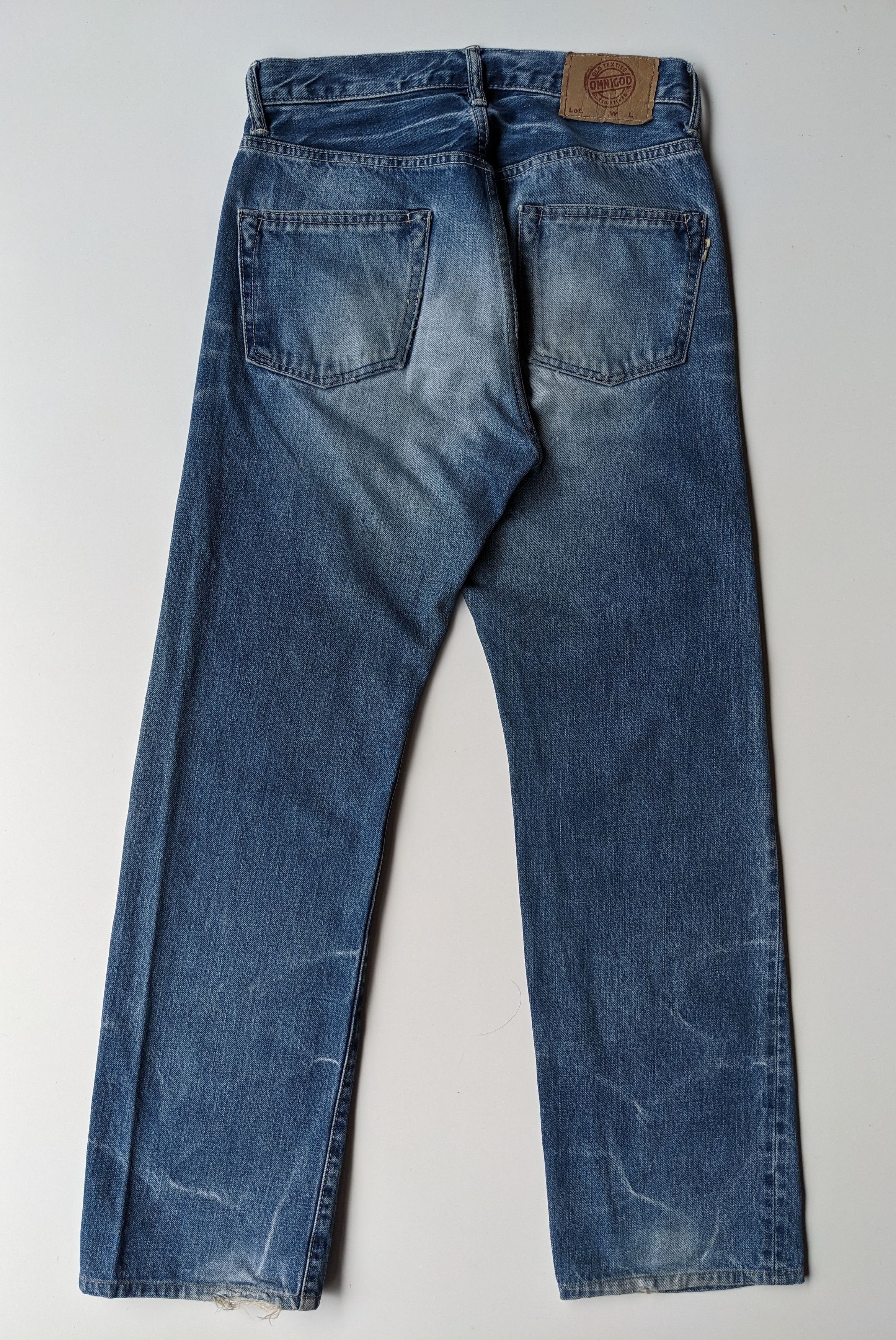 OMNIGOD Omnigod faded selvedge jeans Size US 29 - 2 Thumbnail