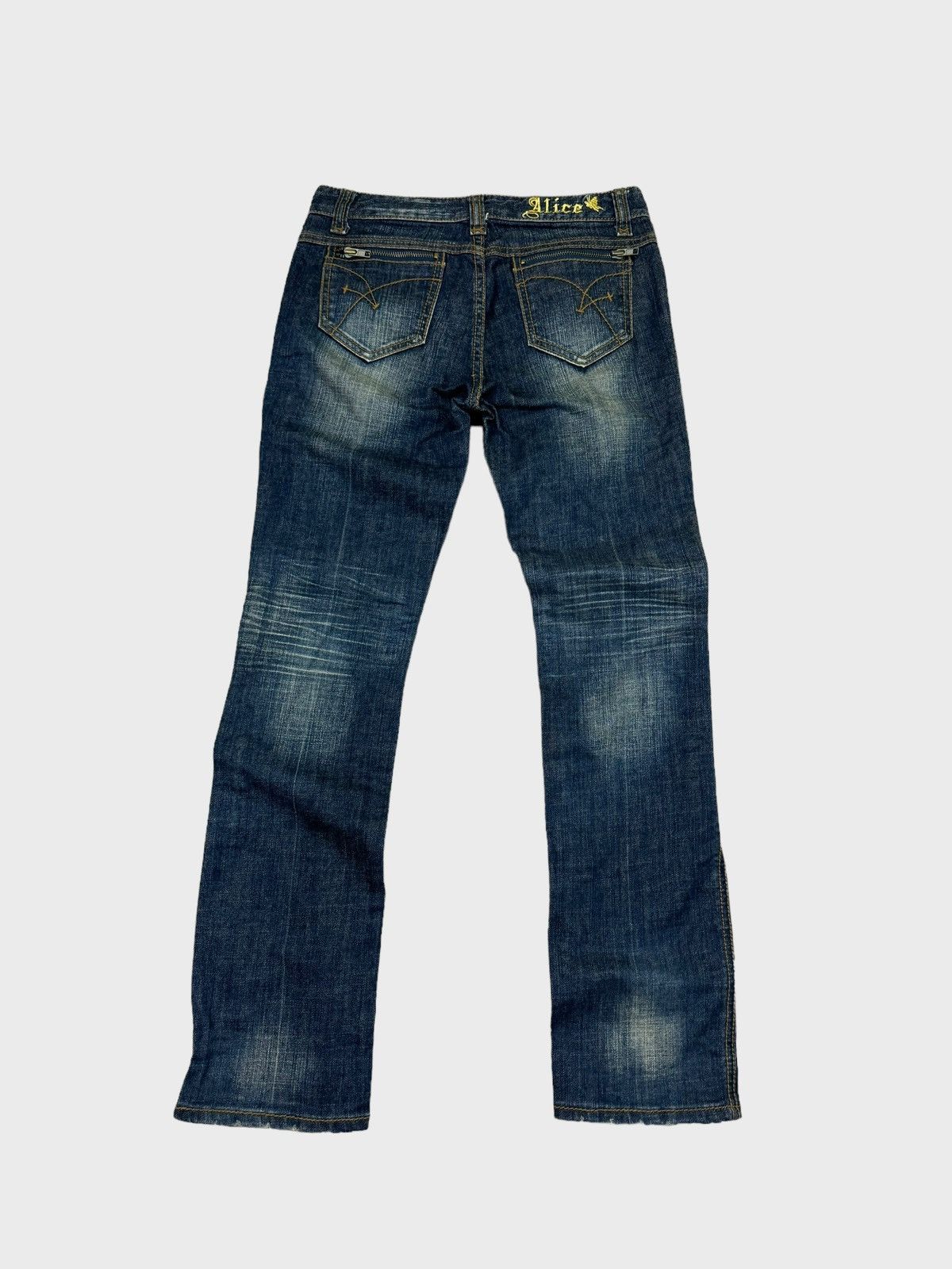 Designer × Japanese Brand MISS ALICE Nice Button Design Denim Pant Size US 26 / EU 42 - 2 Thumbnail