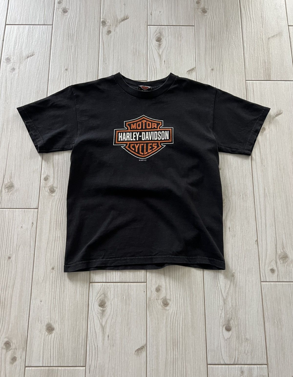 Harley Davidson Vintage Harley Davidson 2000 Usa Solid T-Shirt Men's Black Size US S / EU 44-46 / 1 - 5 Thumbnail