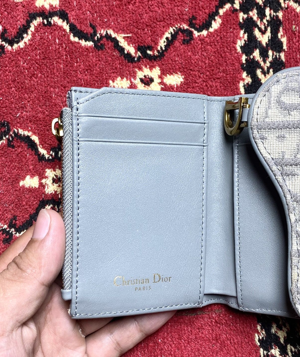 Dior Dior - Oblique Saddle Wallet Size ONE SIZE - 9 Thumbnail