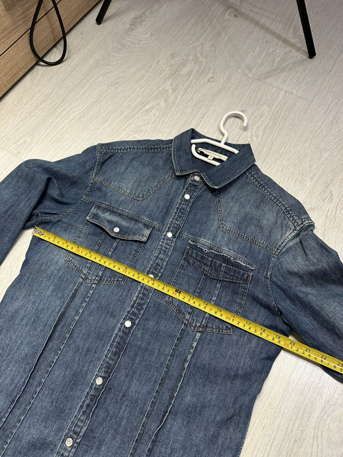 Pierre Balmain PIERRE BALMAIN DENIM SHIRT Size US M / EU 48-50 / 2 - 10 Thumbnail
