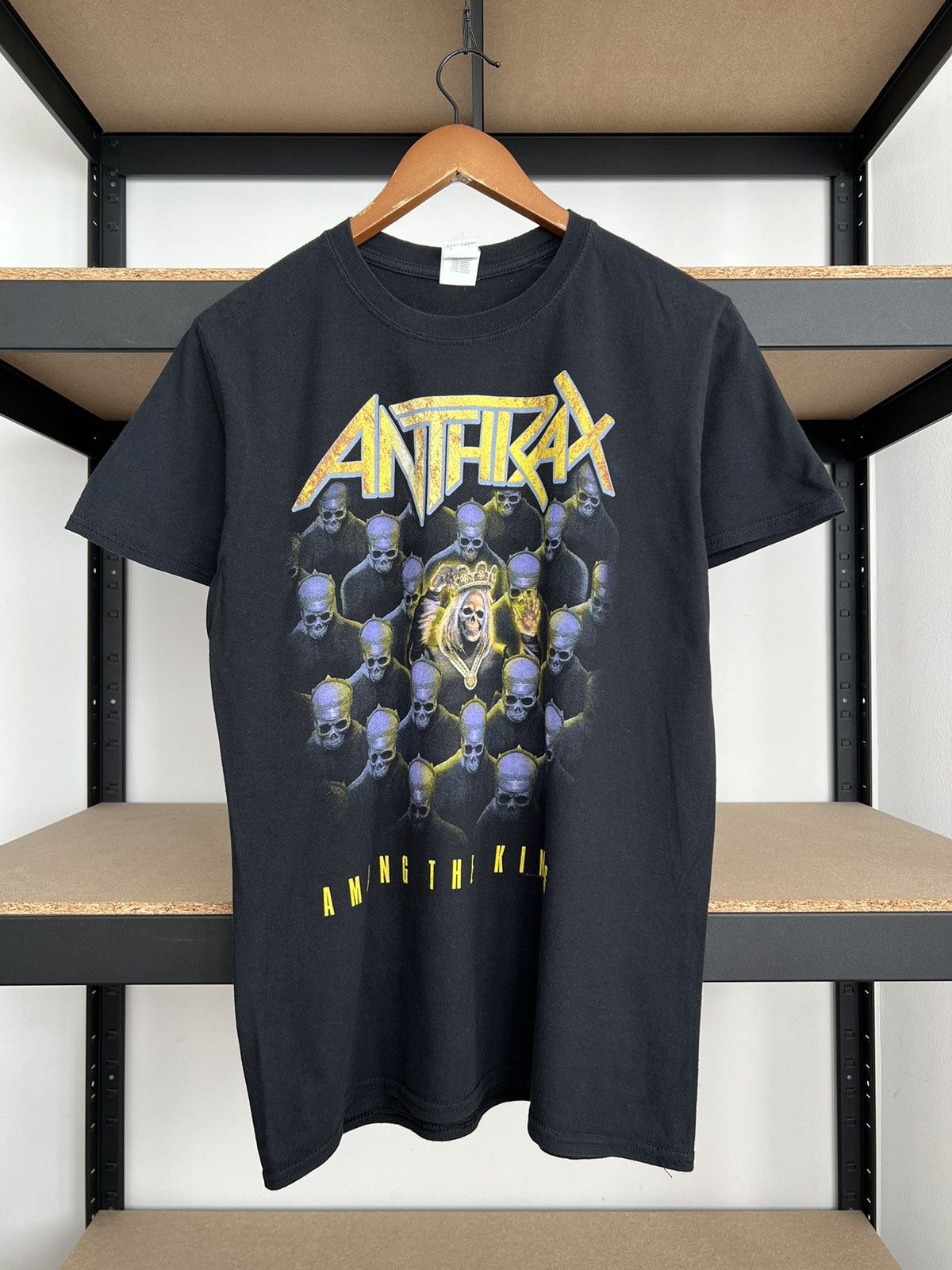 Band Tees Vintage 2017 Anthrax Among The Kings Thrash Metal Band Size US M / EU 48-50 / 2 - 1 Thumbnail