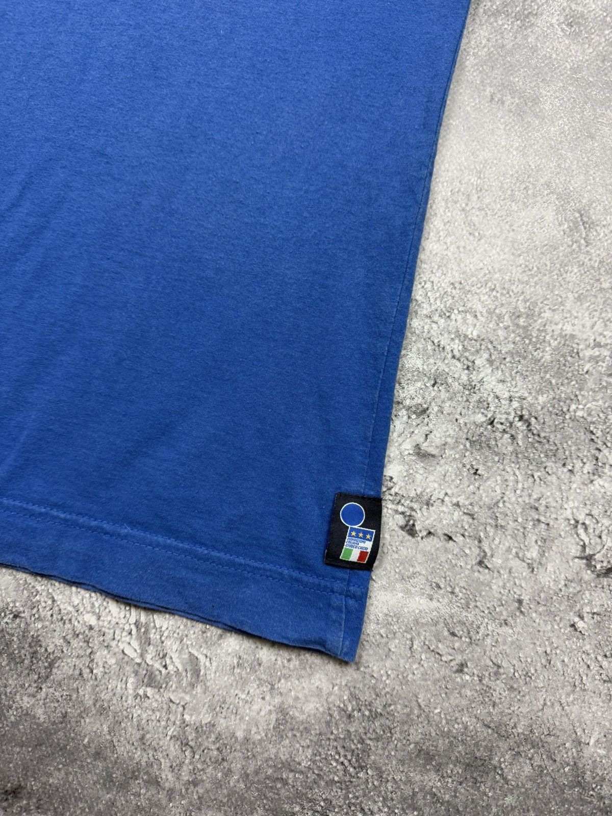 Puma Vintage Puma Italy Soccer Jersey T-Shirt Blue Blokecore Rare Size US L / EU 52-54 / 3 - 14 Thumbnail