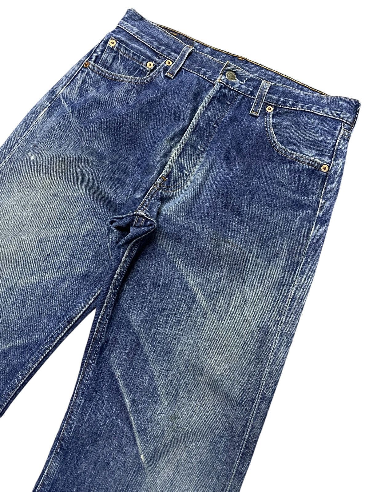 Levi's × Vintage Vintage Levis 501 90s Distressed Jeans Size US 30 / EU 46 - 3 Thumbnail