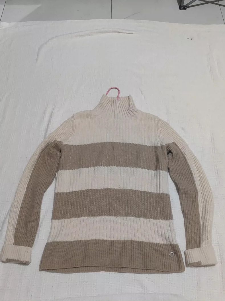Vintage Loro Piana Striped Cashmere Turtleneck Sweater -dmc Size US L / EU 52-54 / 3 - 1 Thumbnail