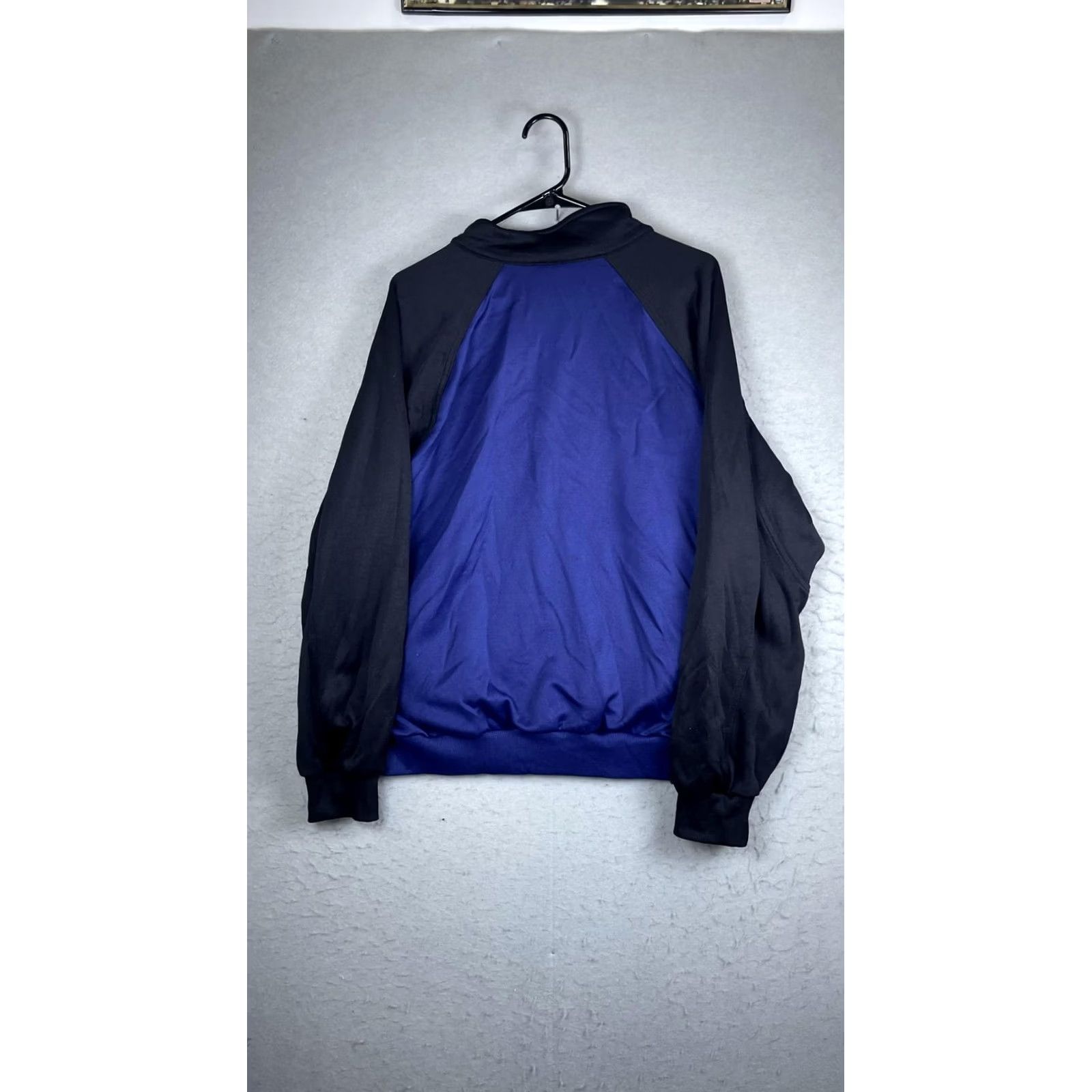 Adidas Adidas Track Jacket Mens Large Blue Black Full Zip Lightweight Athletic Size US L / EU 52-54 / 3 - 7 Thumbnail