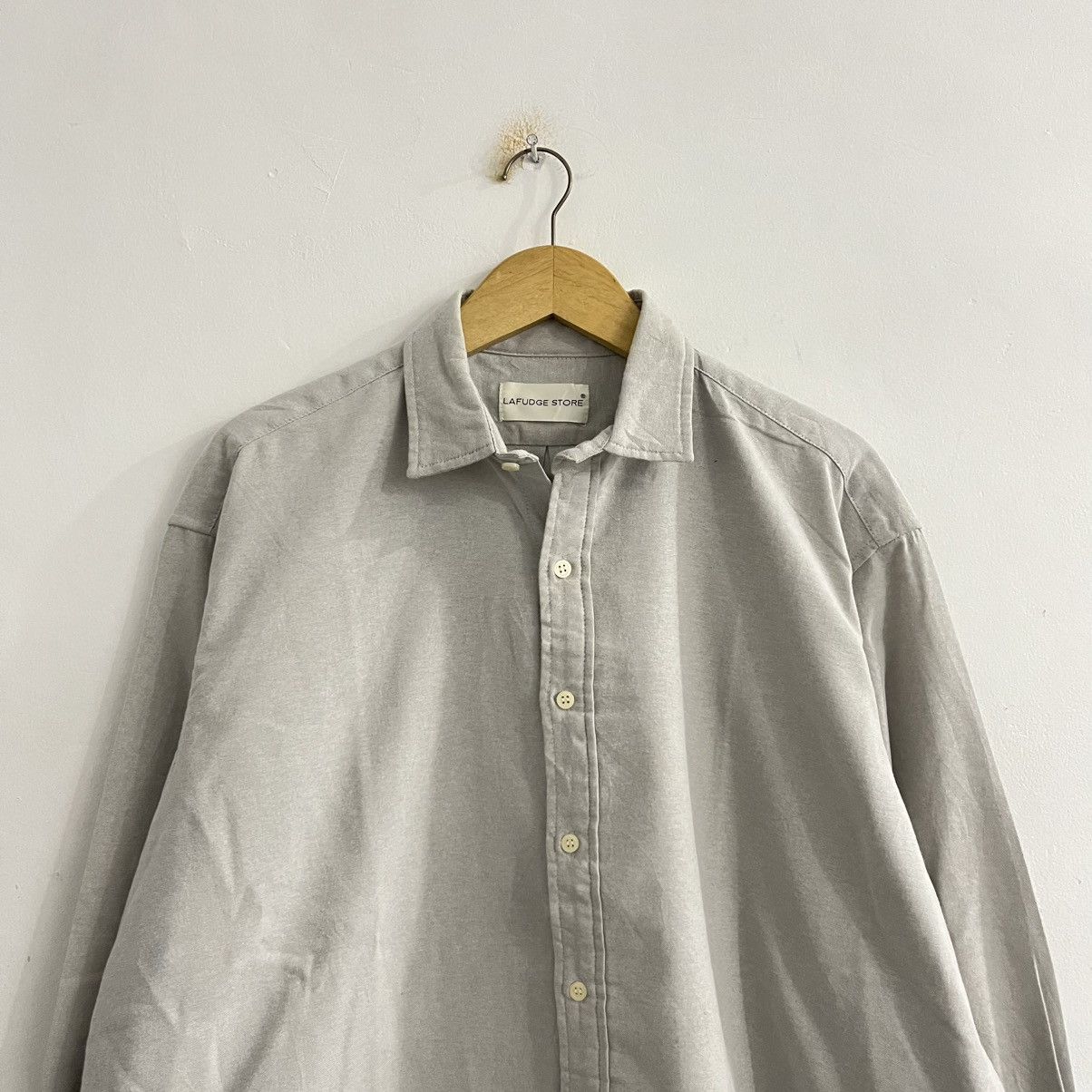 Japanese Brand Lafudge City Boy Oversized Shirt Size US L / EU 52-54 / 3 - 2 Thumbnail