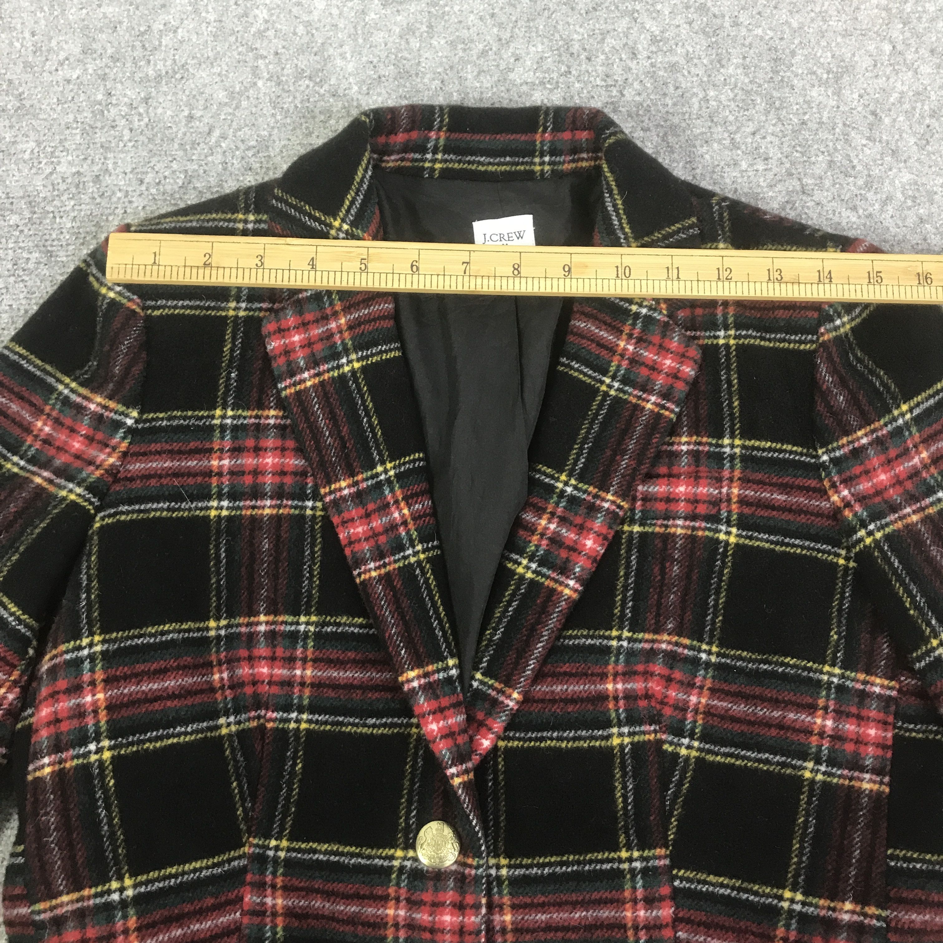 J.Crew J.CREW TARTAN DESIGN BLAZER COAT JACKET K127B19 Size US M / EU 48-50 / 2 - 5 Thumbnail