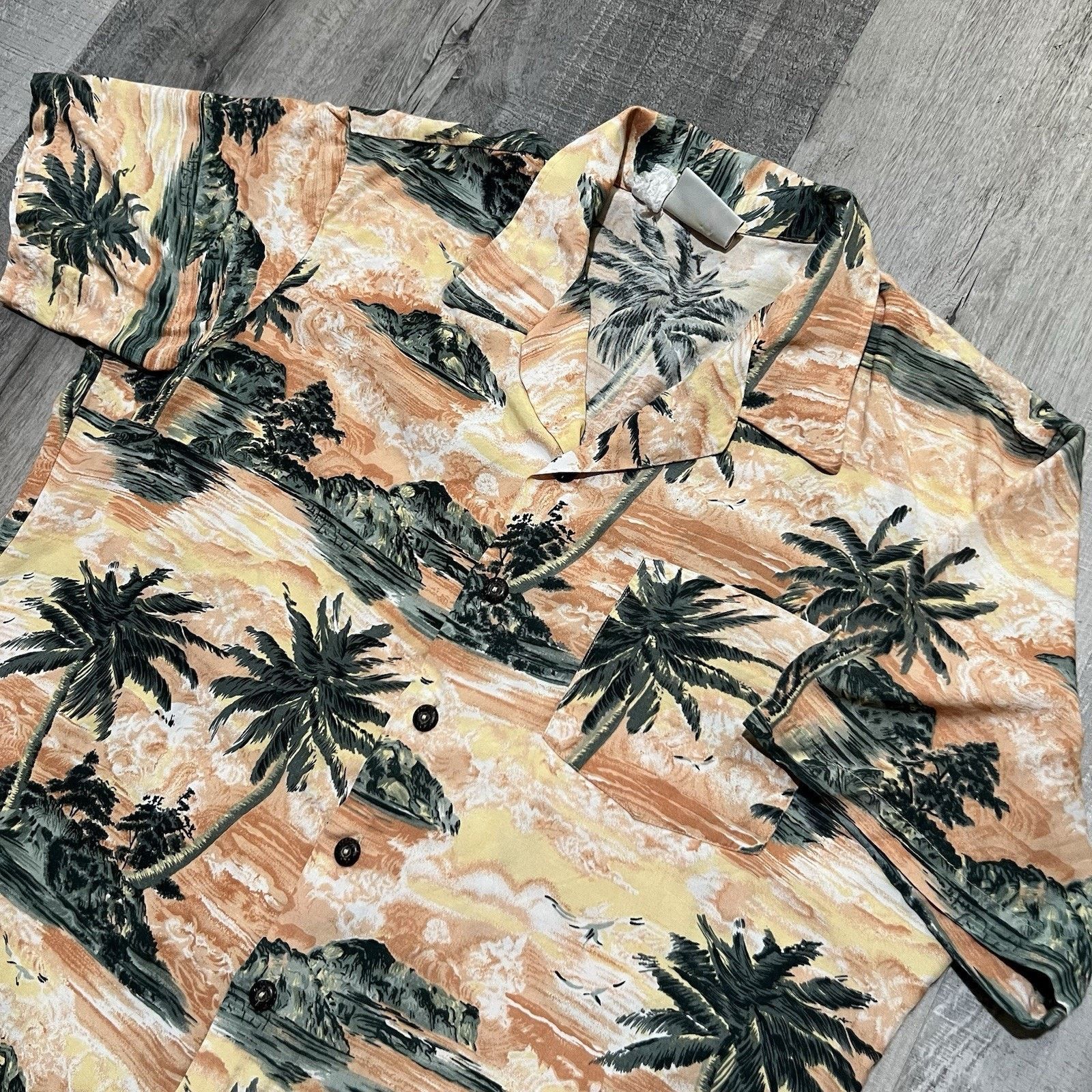 Kennington Ltd. VTG 80s Kennington California Men’s Hawaiian Shirt Tropical Size US M / EU 48-50 / 2 - 2 Thumbnail
