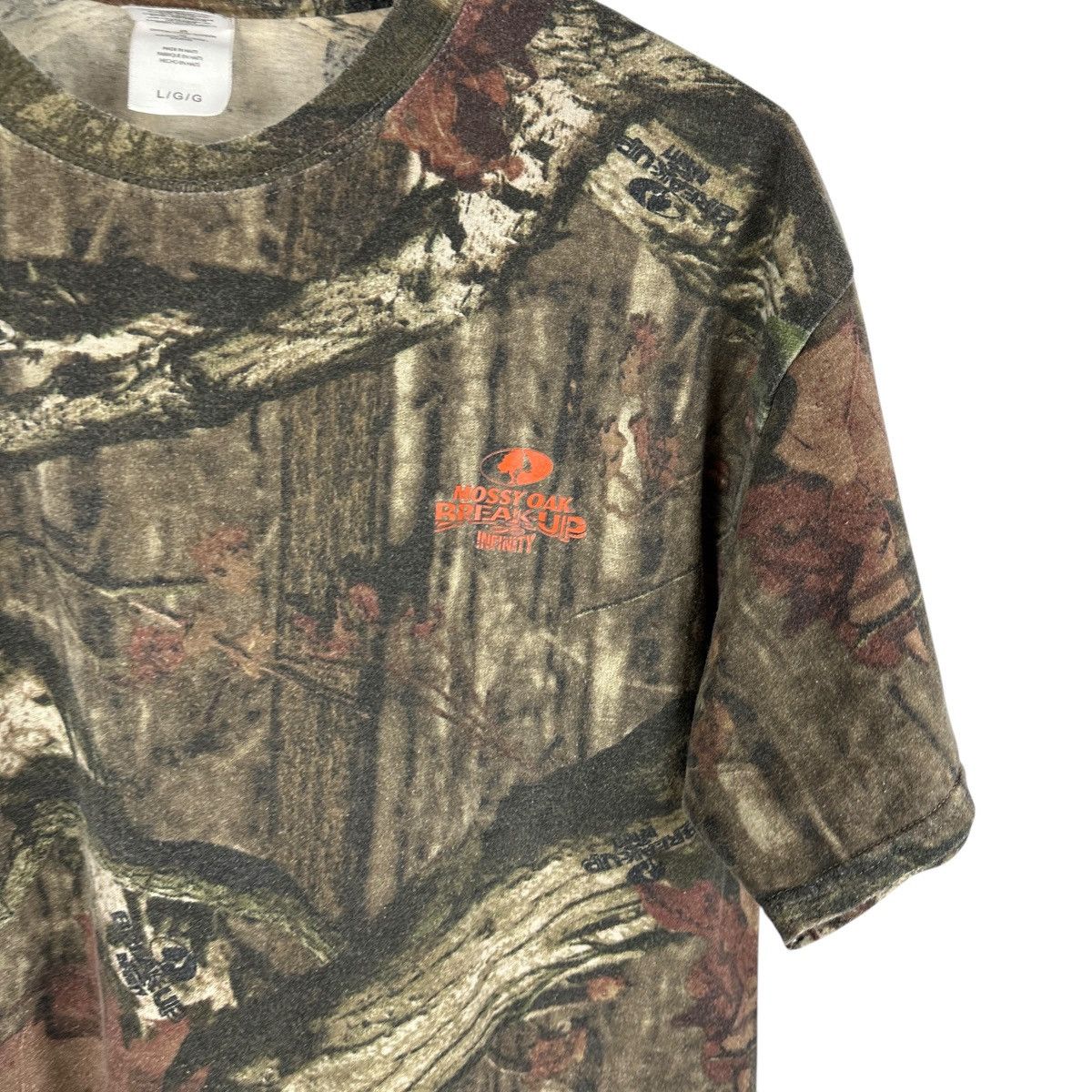 Mossy Oaks Mens Y2K Mossy Oak Infinity Green Camo Shirt Size US L / EU 52-54 / 3 - 2 Thumbnail
