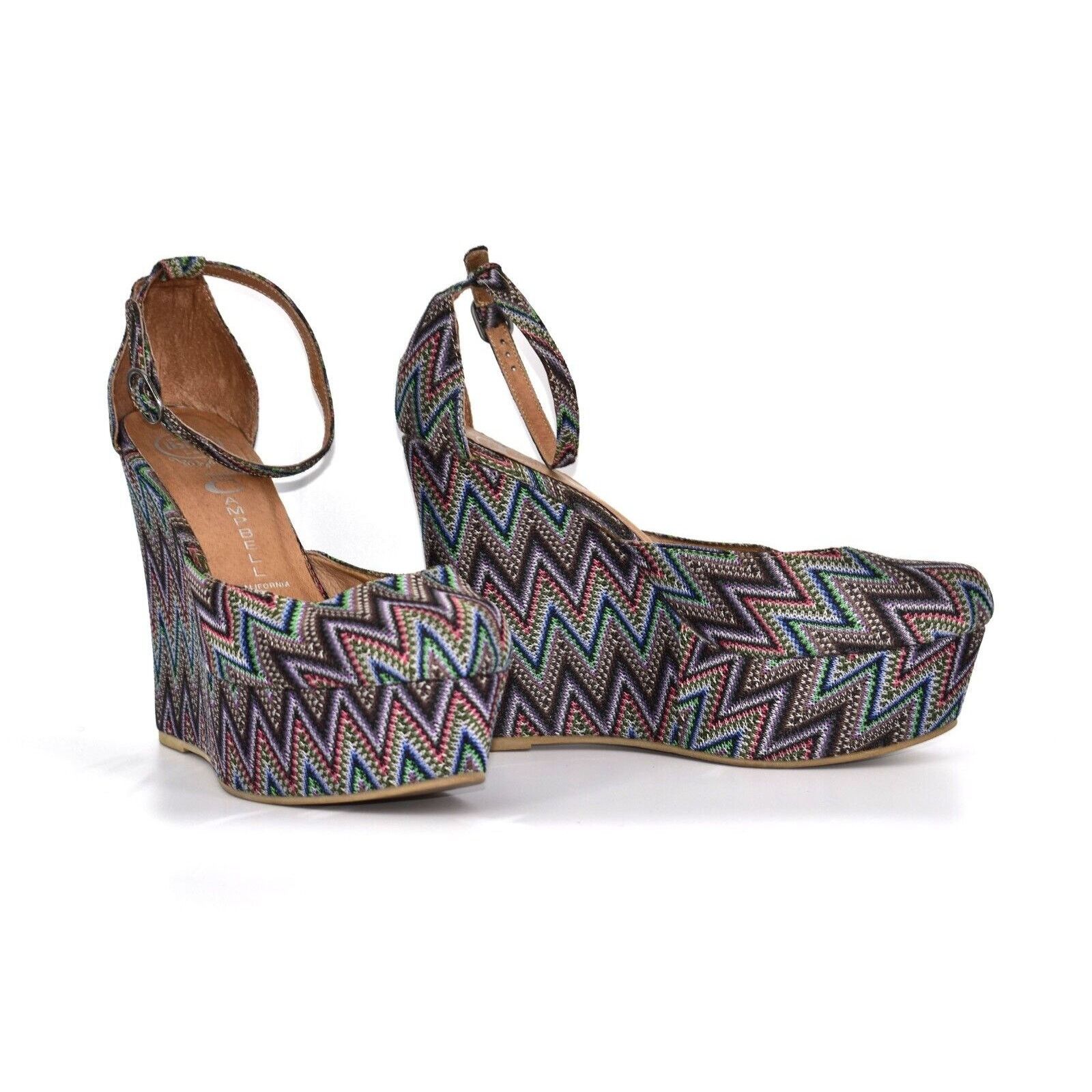 Jeffrey Campbell A4 JEFFREY CAMPBELL Bette Multicolor Platform Shoes Size 9.5 Size US 9.5 / IT 39.5 - 1 Thumbnail